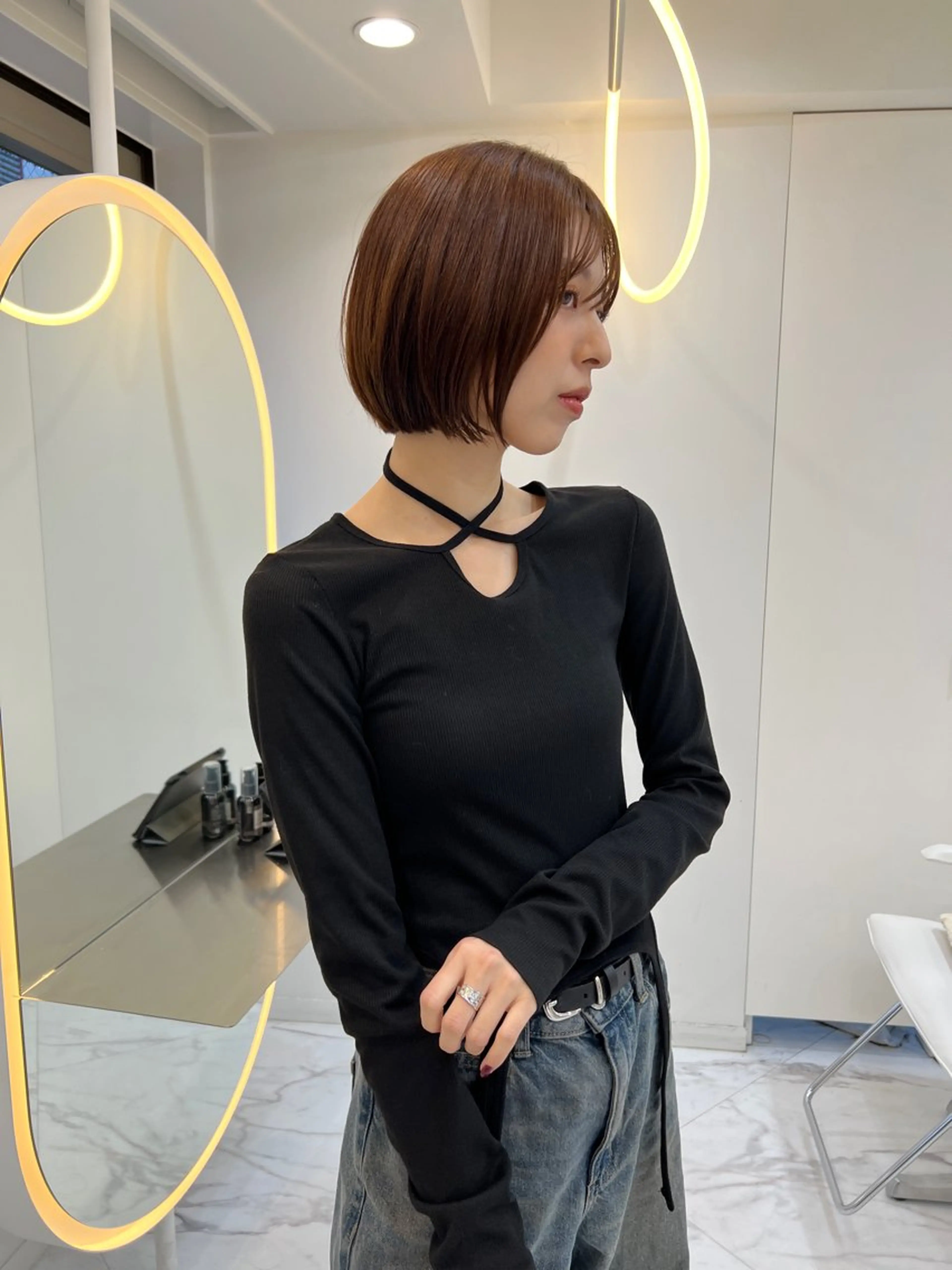 ショート 新井　翼/銀座 メンズ◎ショート女子のヘアスタイル