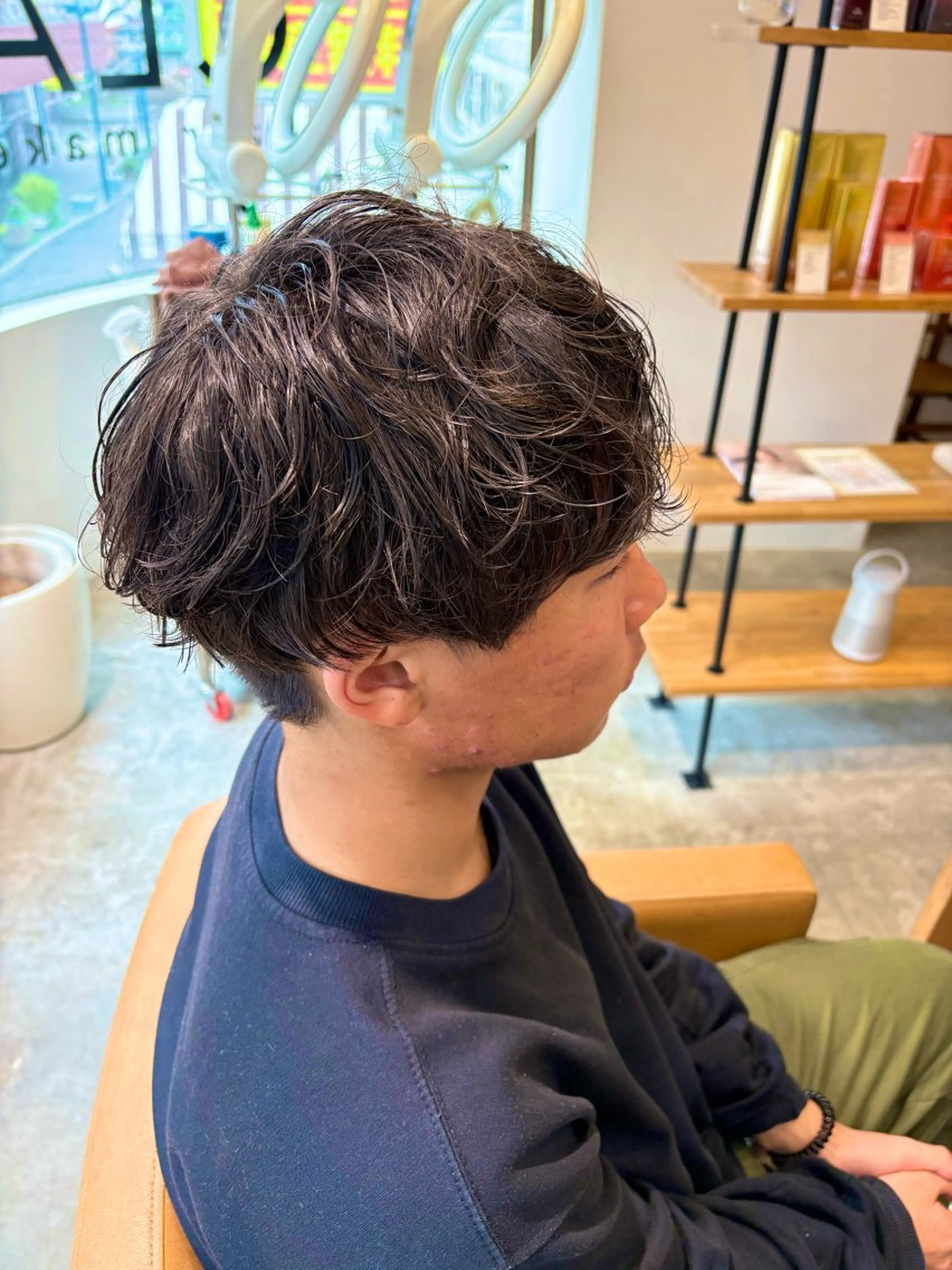 ショート カット パーマ かお /綱島美容室 ✄﻿のヘアスタイル