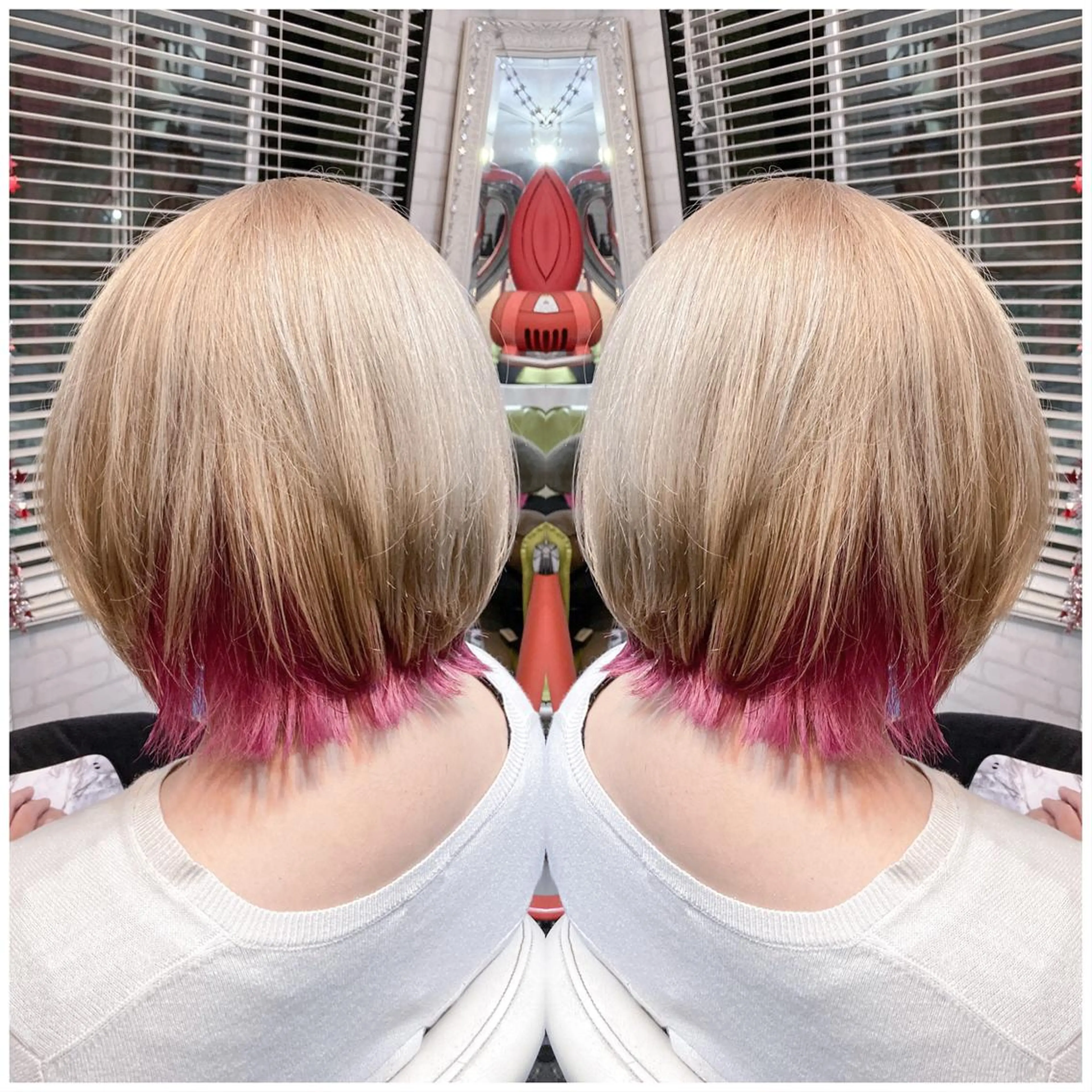 ショート カラー ヘアアレンジ Kimura Shinyaのヘアスタイル