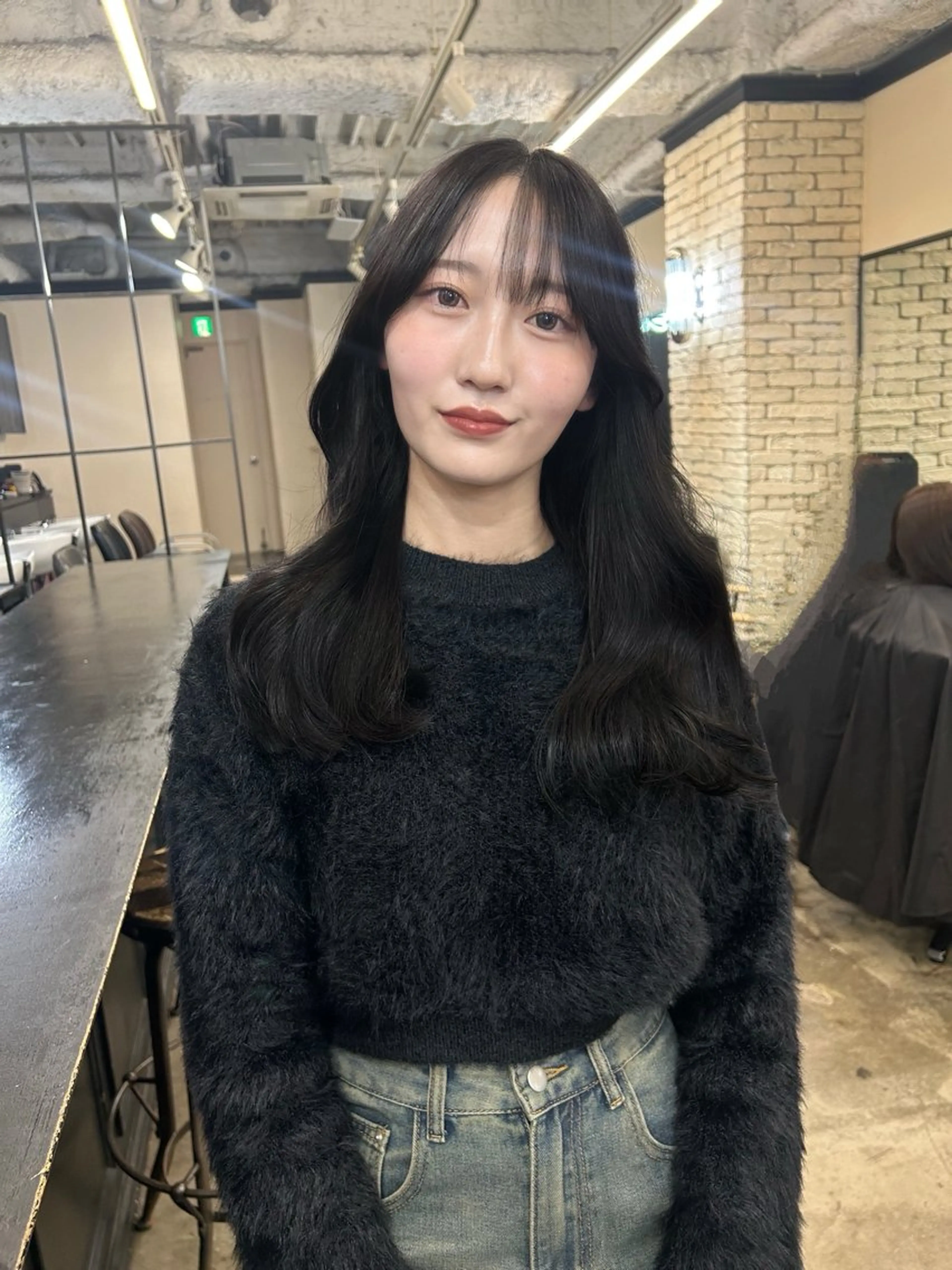 ロング カラー カット ヘアカラー トリートメント 地毛風艶カラー🌿 喜多夏海のヘアスタイル