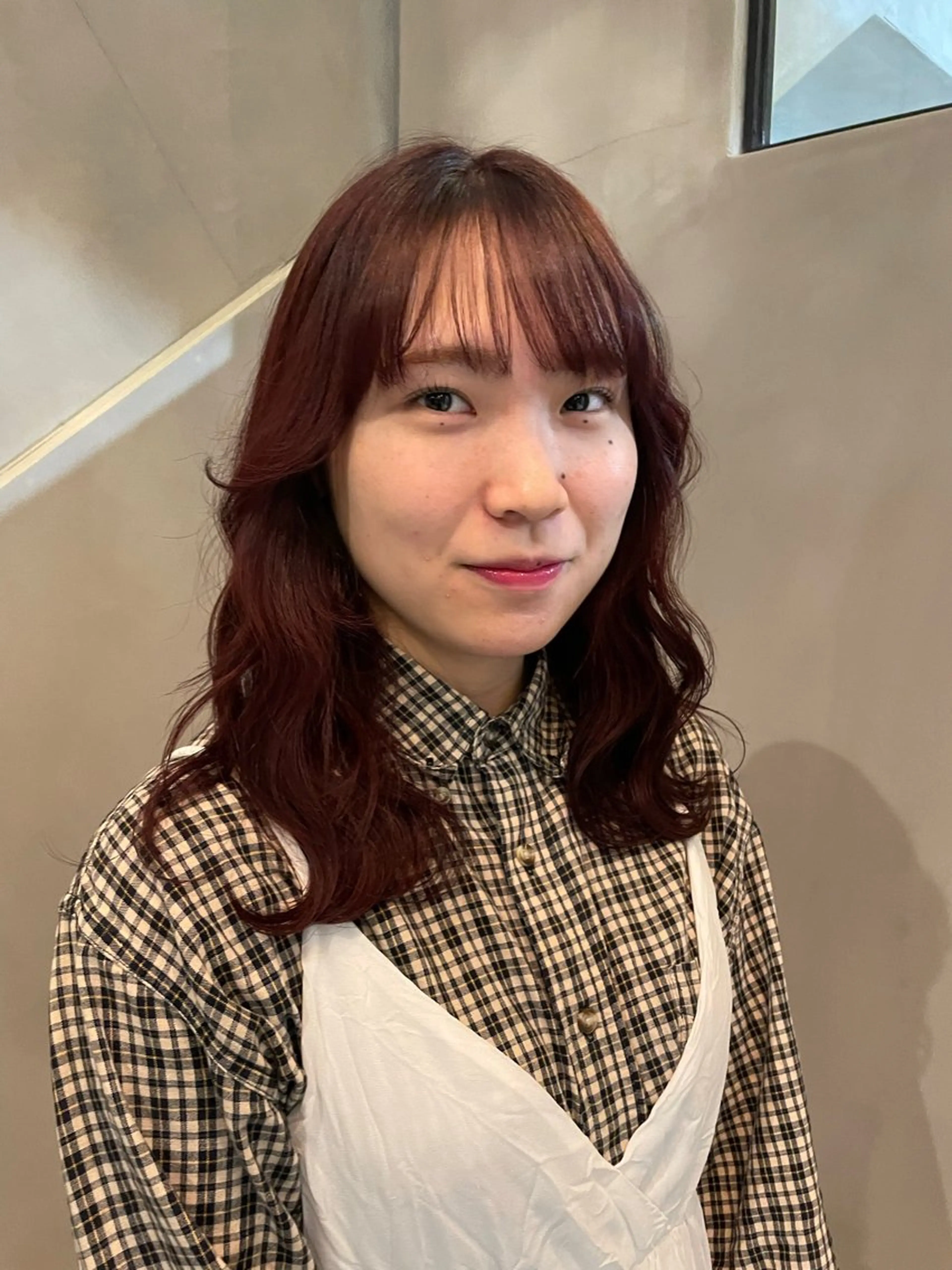 セミロング 柴田 美育のヘアスタイル