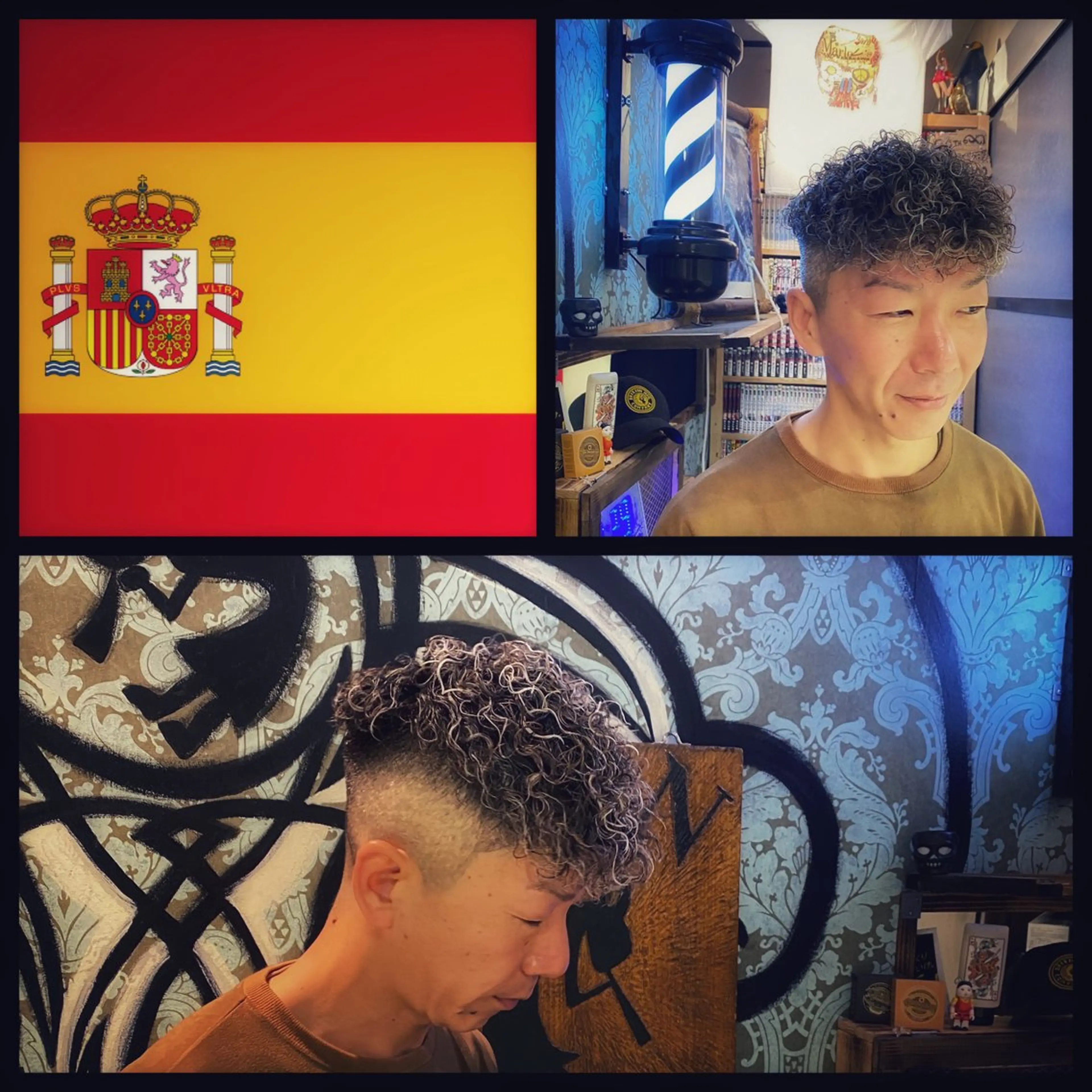 ショート パーマ サンアンドマーリーズバーバー所属・サン アンドマーリーズのヘアスタイル