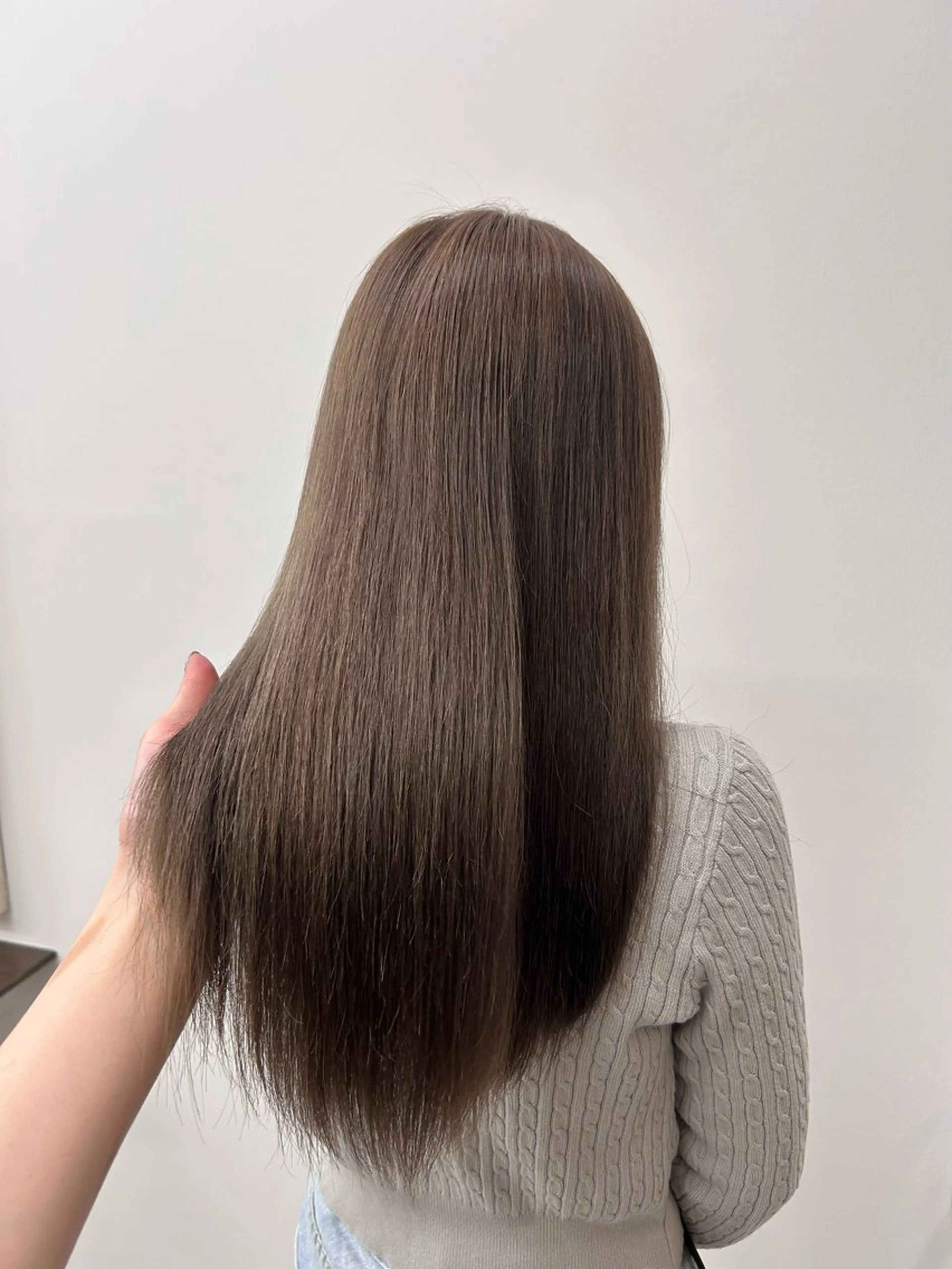 ロング カラー ヘアカラー IO【イオ】ブリーチ/ダブルカラー/髪質改善/ケアブリーチ/ハイトーン/長野市/長野駅所属・木藤 優杏のヘアスタイル