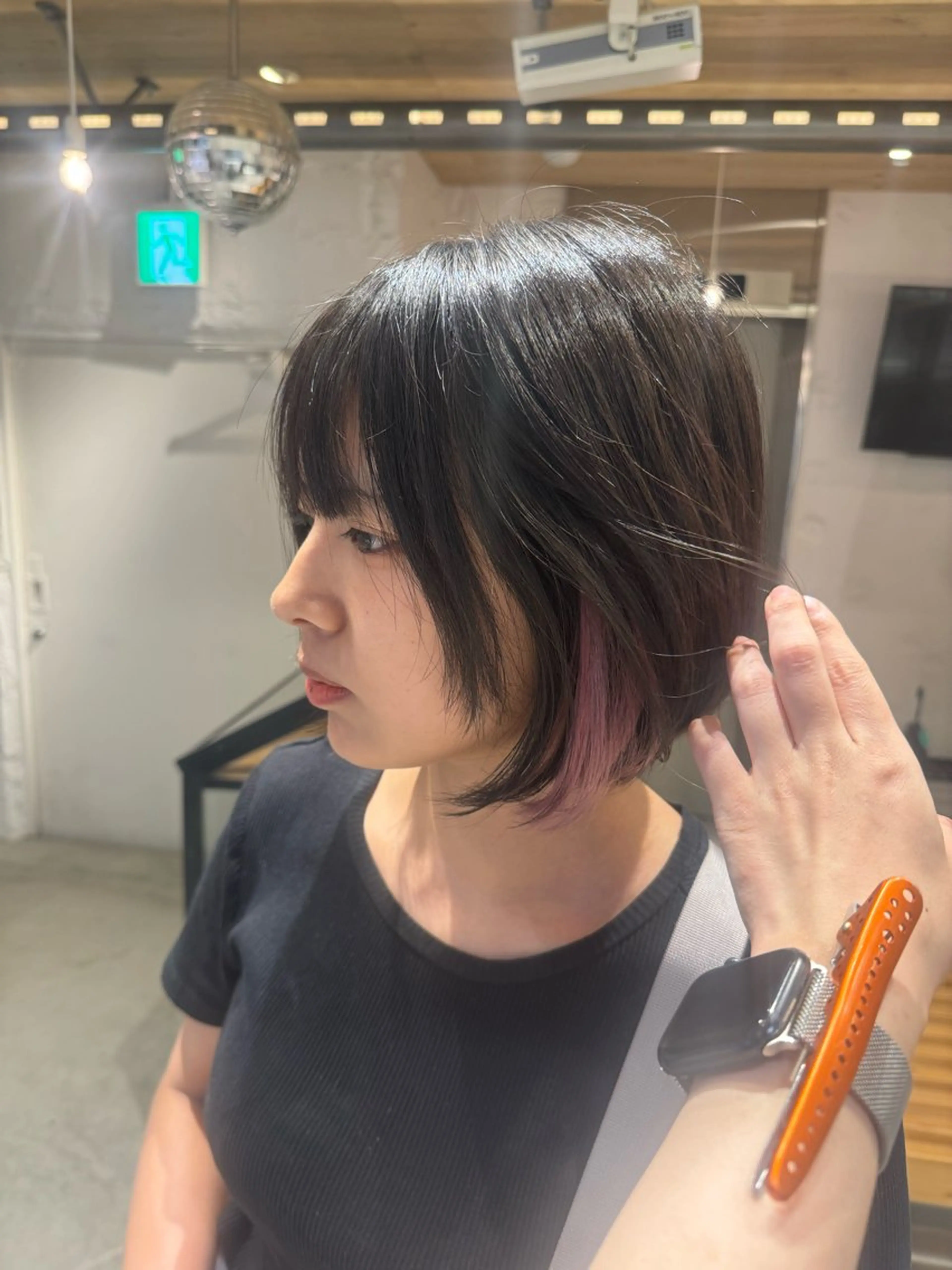 ショート エクステ 🌶推しカラー RINA🌶´-のヘアスタイル