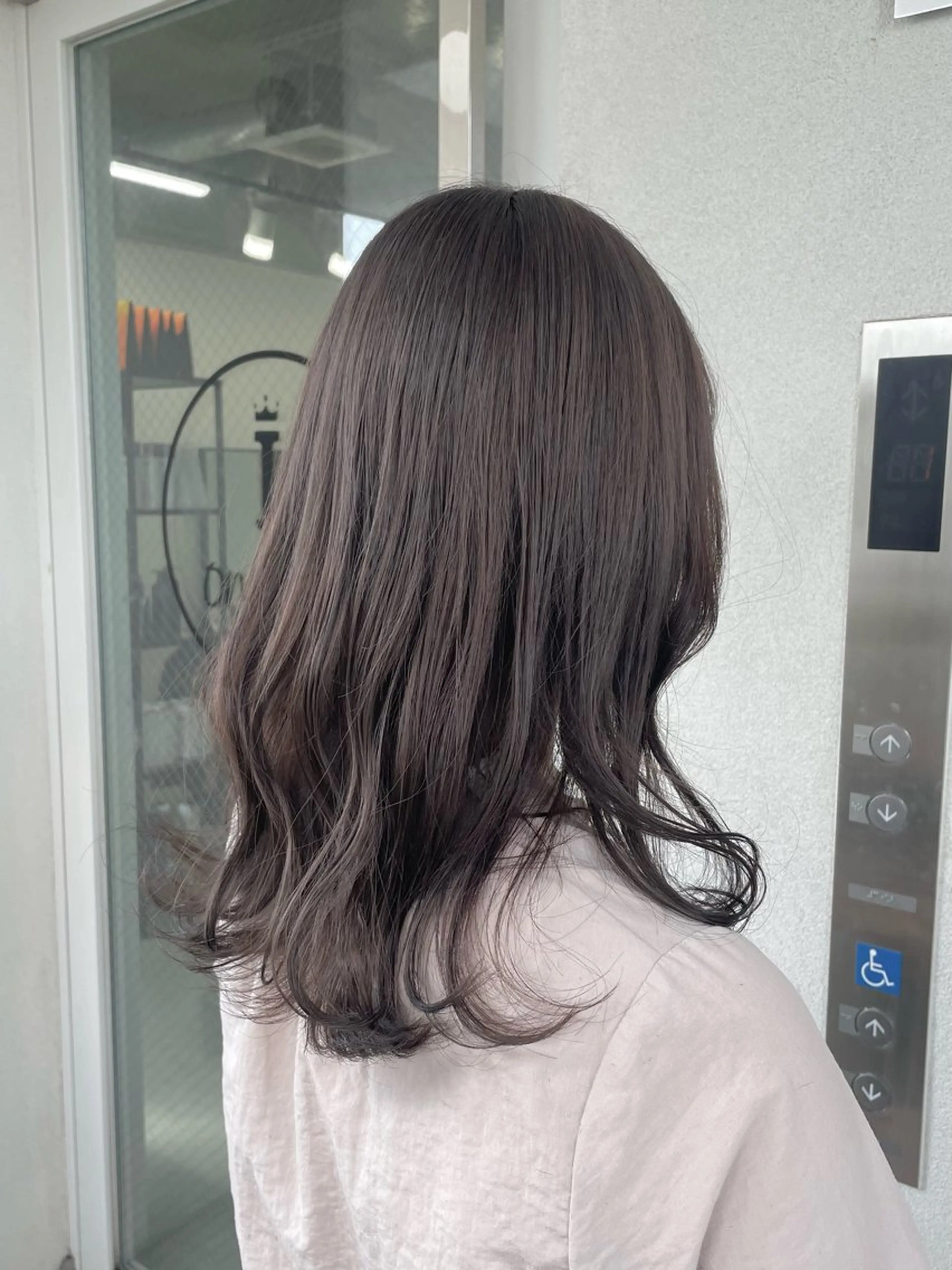 セミロング カラー パーマ トリートメント ヘアセット メンズモテパーマ💙 fuwaのヘアスタイル