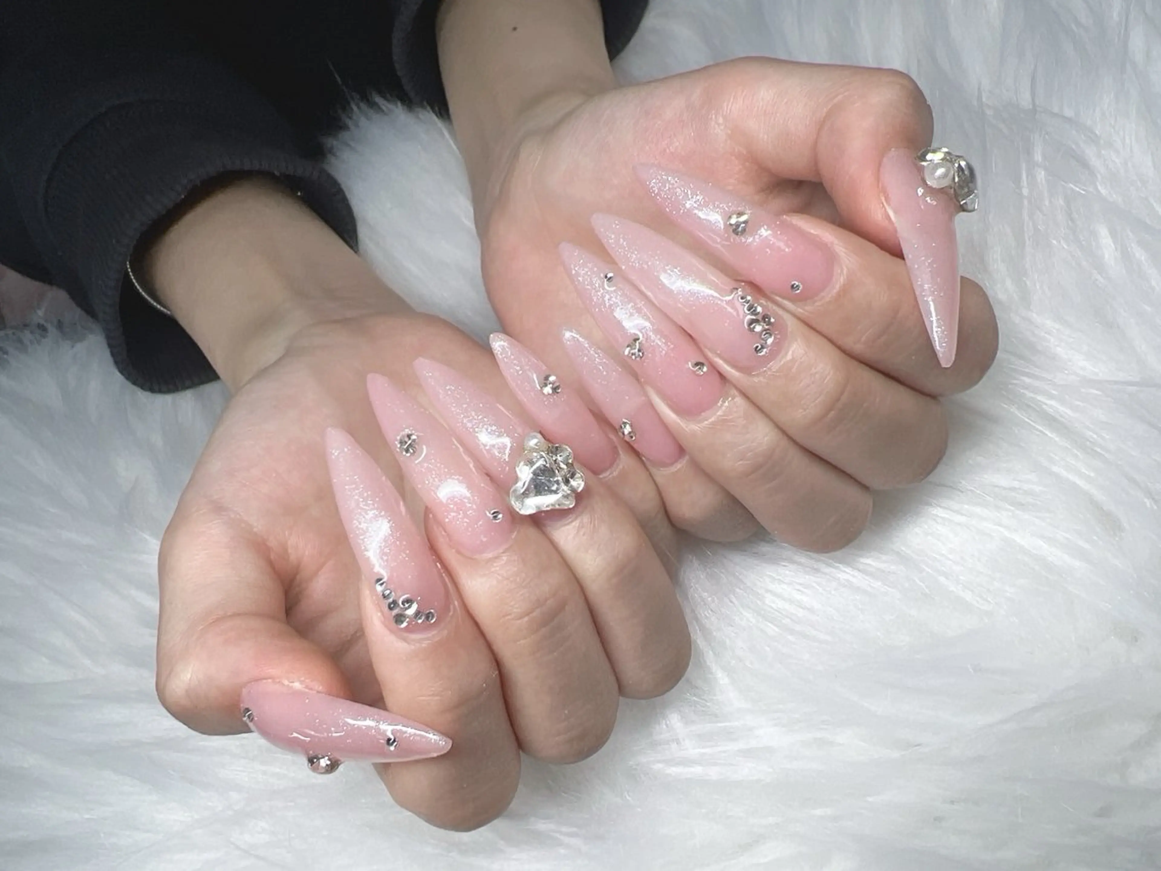 ネイル ハンドネイル Lee Nails チップ長さだし専門店のネイルデザイン
