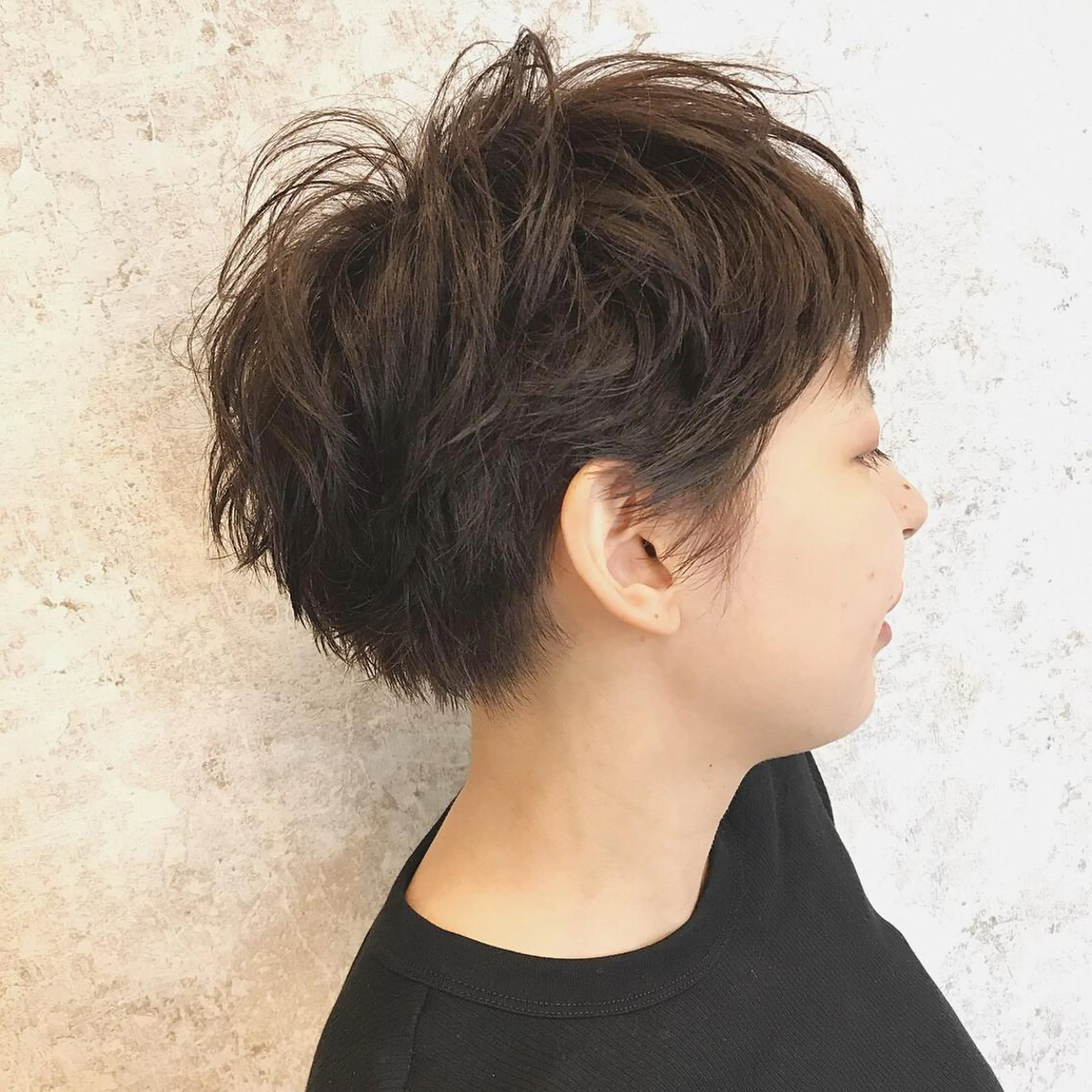 ショート ショートヘア HARUNA🤍 大人ショートヘアのヘアスタイル