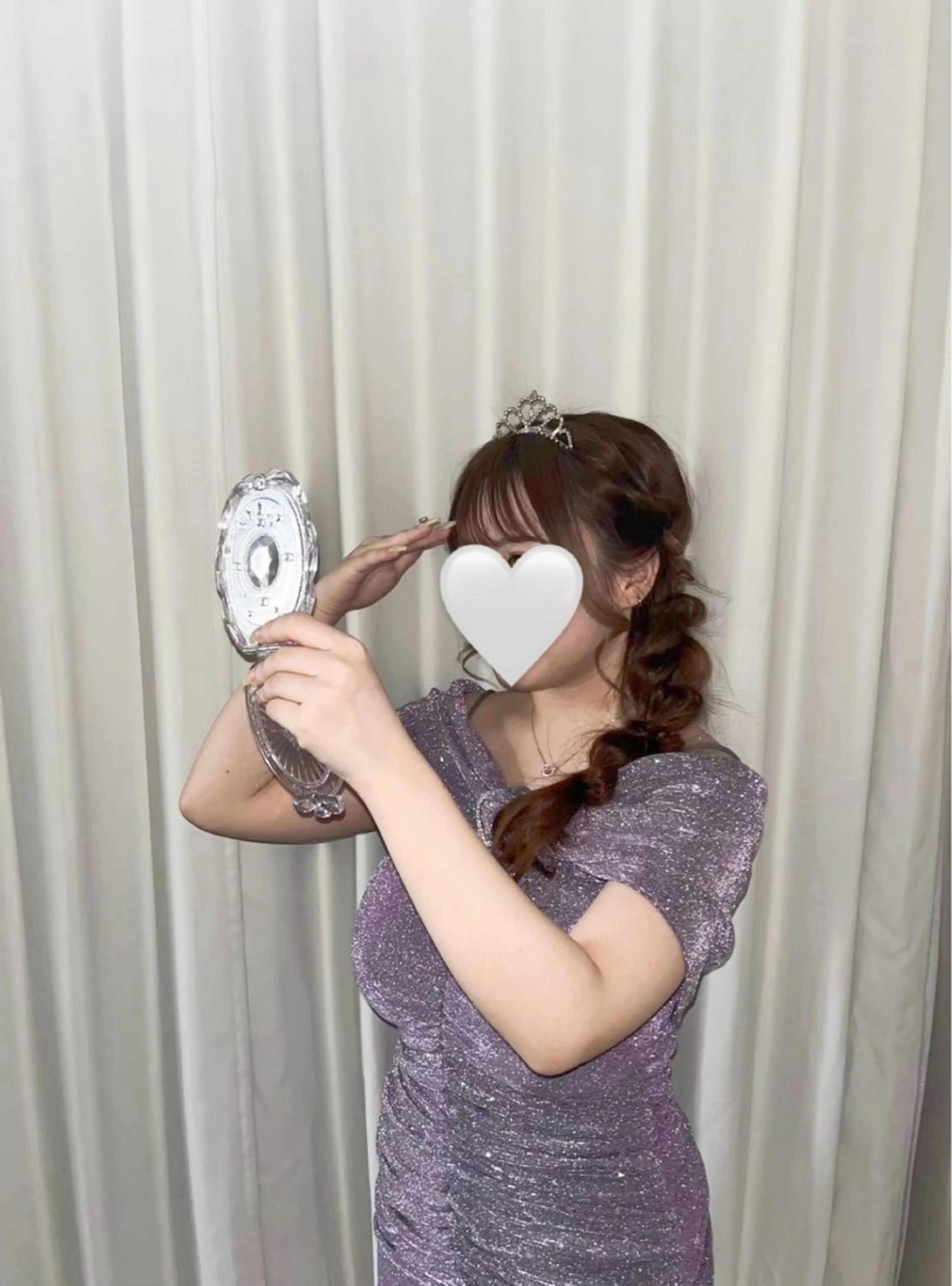 ヘアアレンジ ヘアセット うる艶モテカラー💞 盛れるヘアメ👧🏻のヘアスタイル