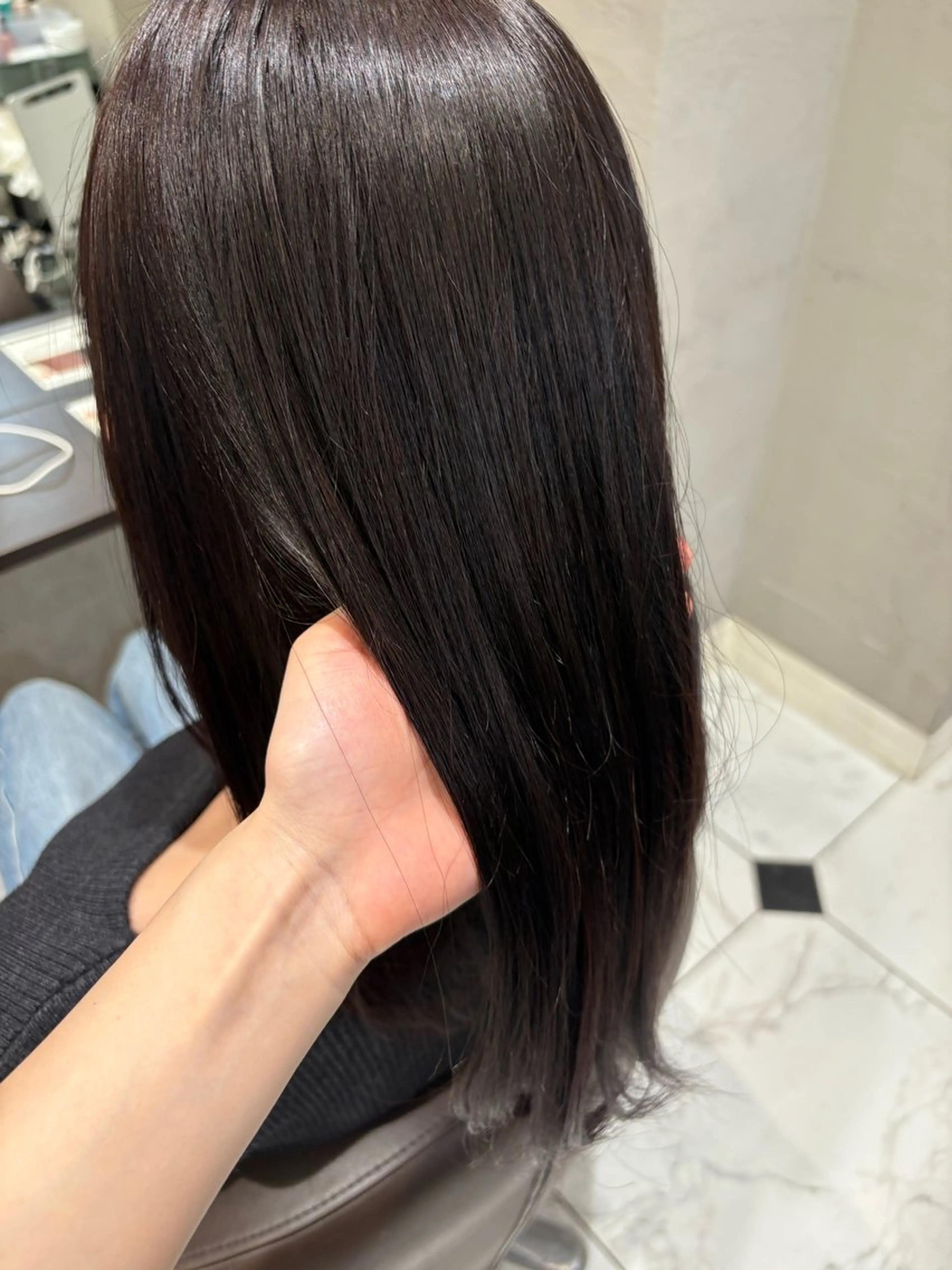 ロング カラー 透明感カラー ヘアカラー shizuki🌙 /ヘアカラーのヘアスタイル