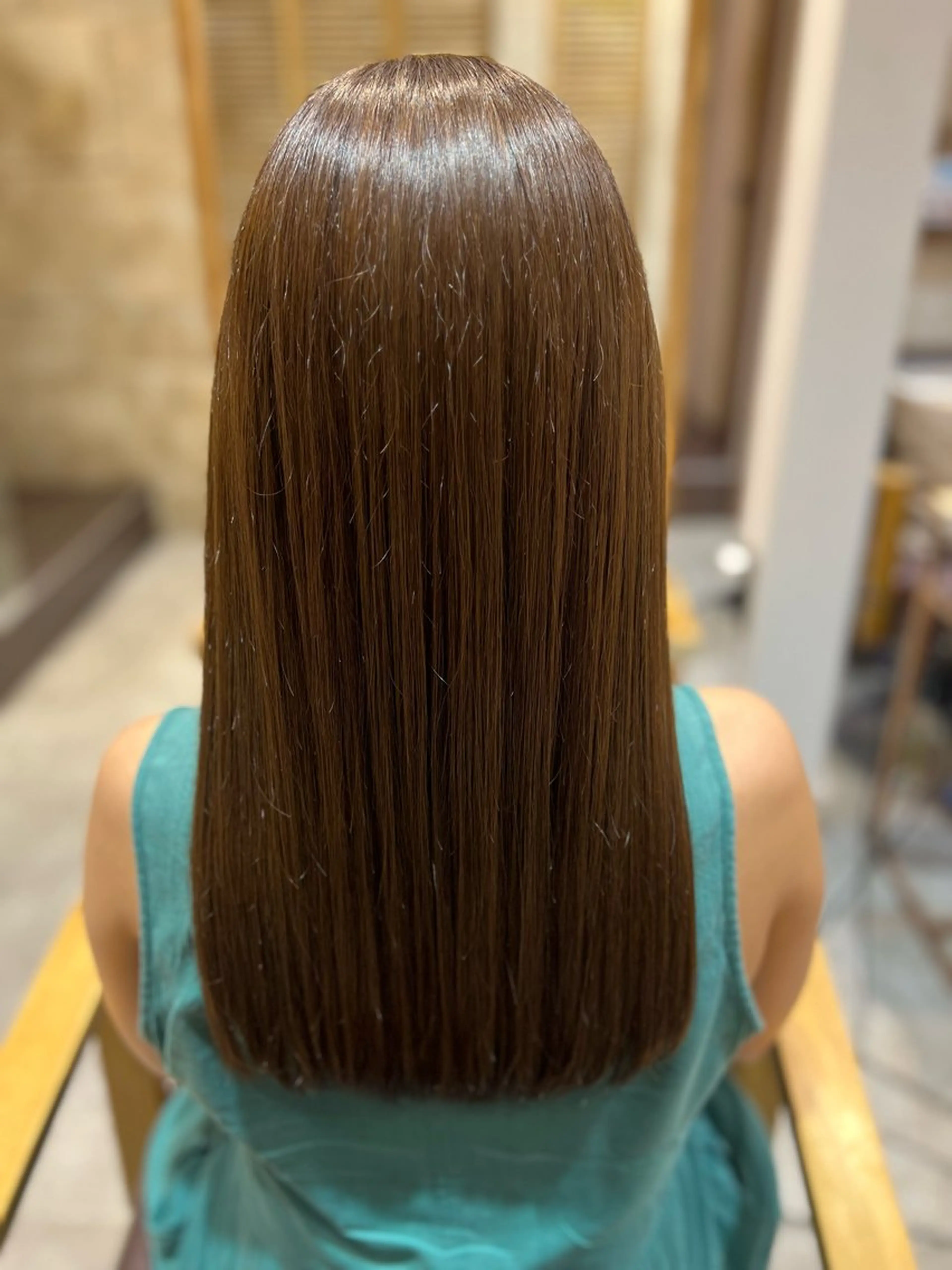 セミロング カット ヘアカラー トリートメント 前井 正人のヘアスタイル