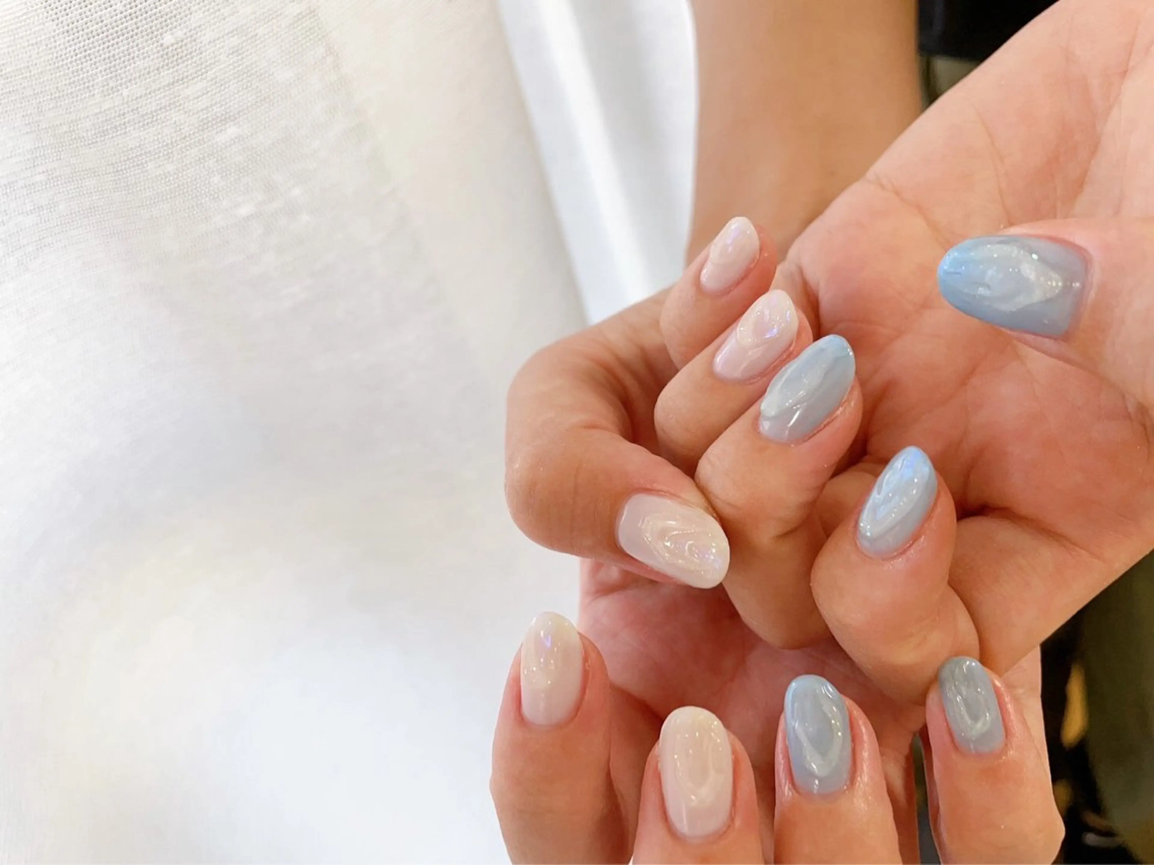 ネイル 夏ネイル ハンドネイル kiki nail 二子玉川のネイルデザイン