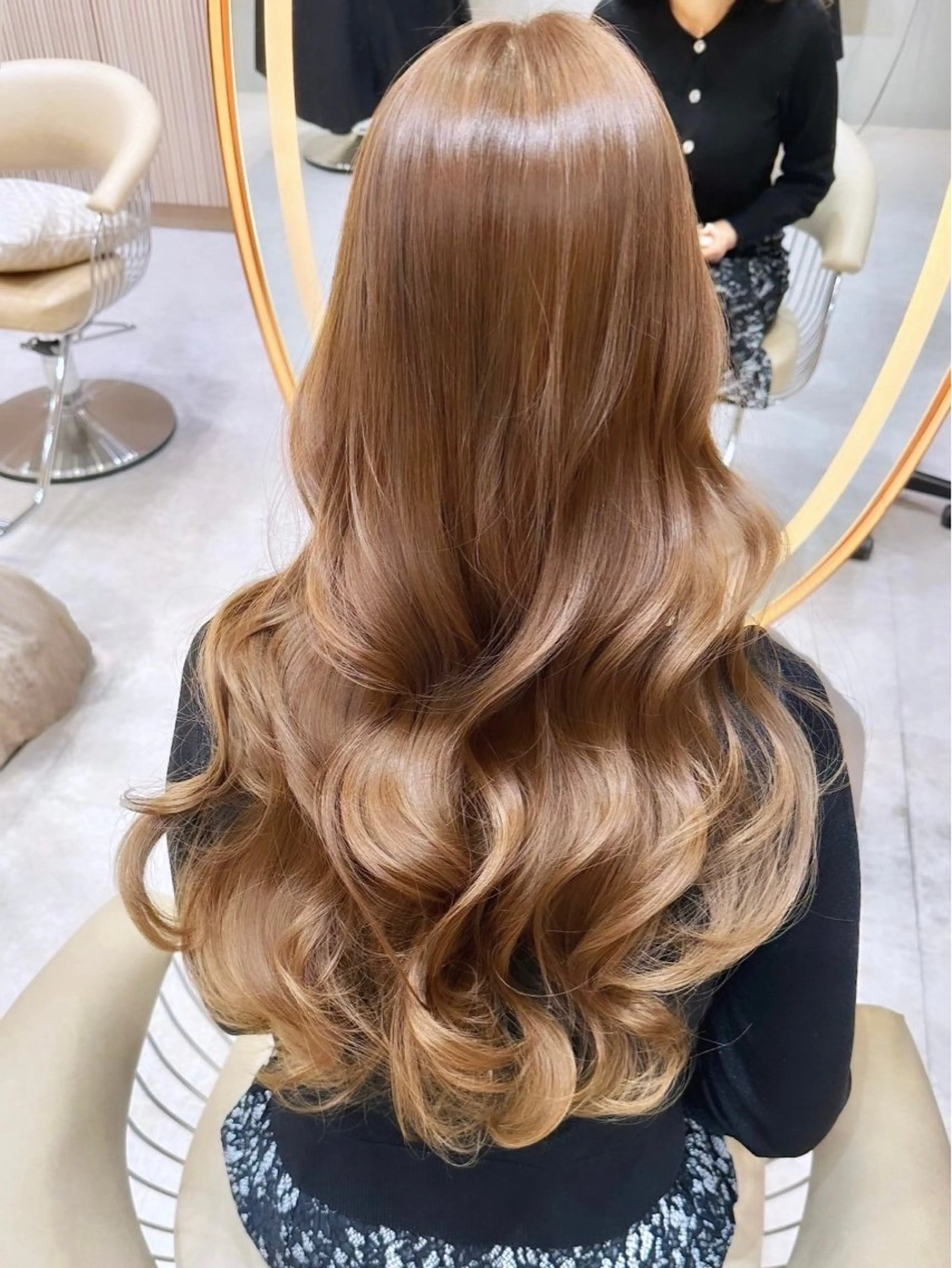 ロング カラー カット ヘアカラー トリートメント レイヤー❣️縮毛矯正 川村利幸のヘアスタイル