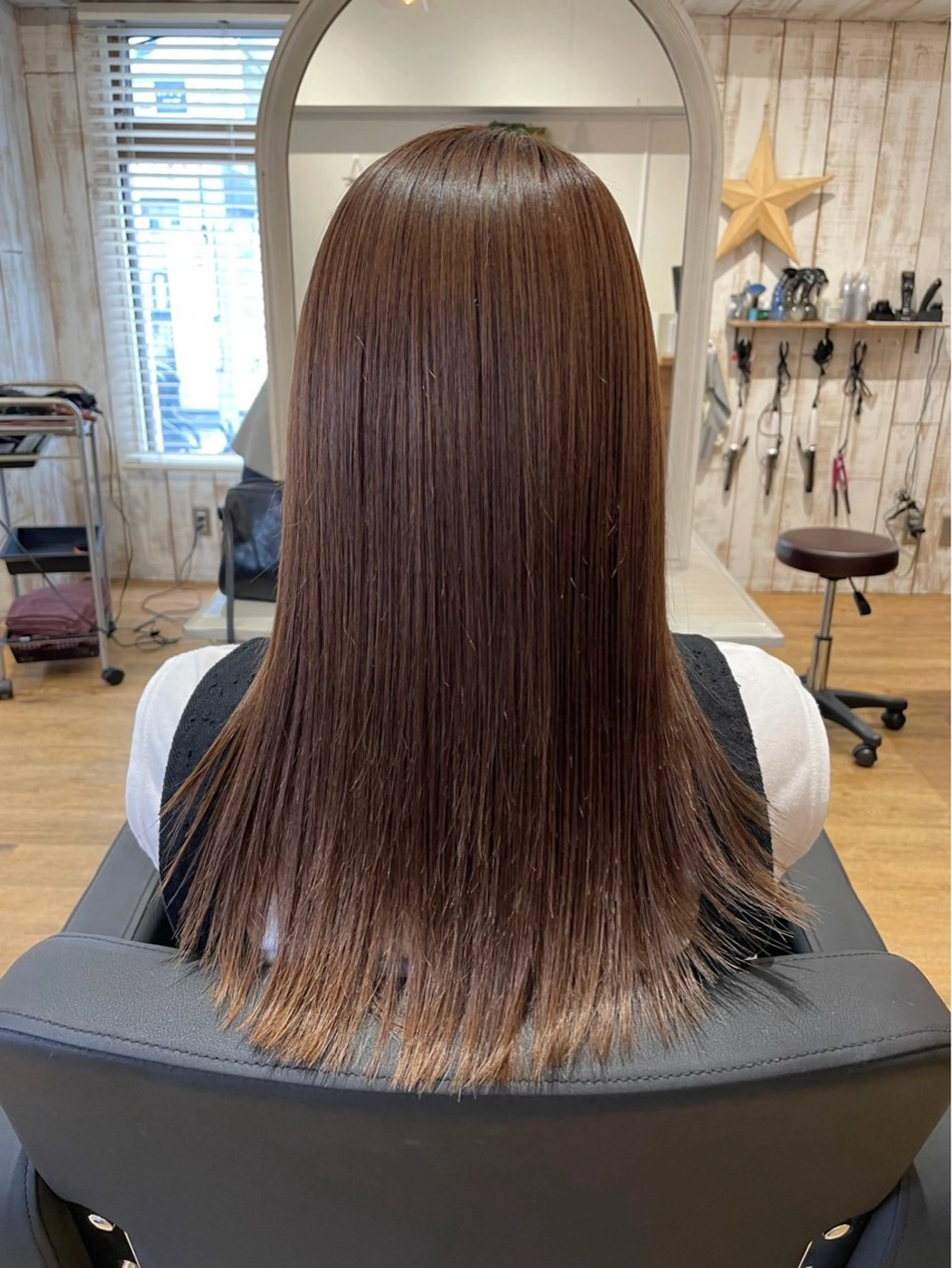 ロング パーマ 酸性ストレート ストレートパーマ カット 縮毛矯正 hair salon 【ao.】所属・髪質改善/縮毛矯正 /TATSUYAのヘアスタイル