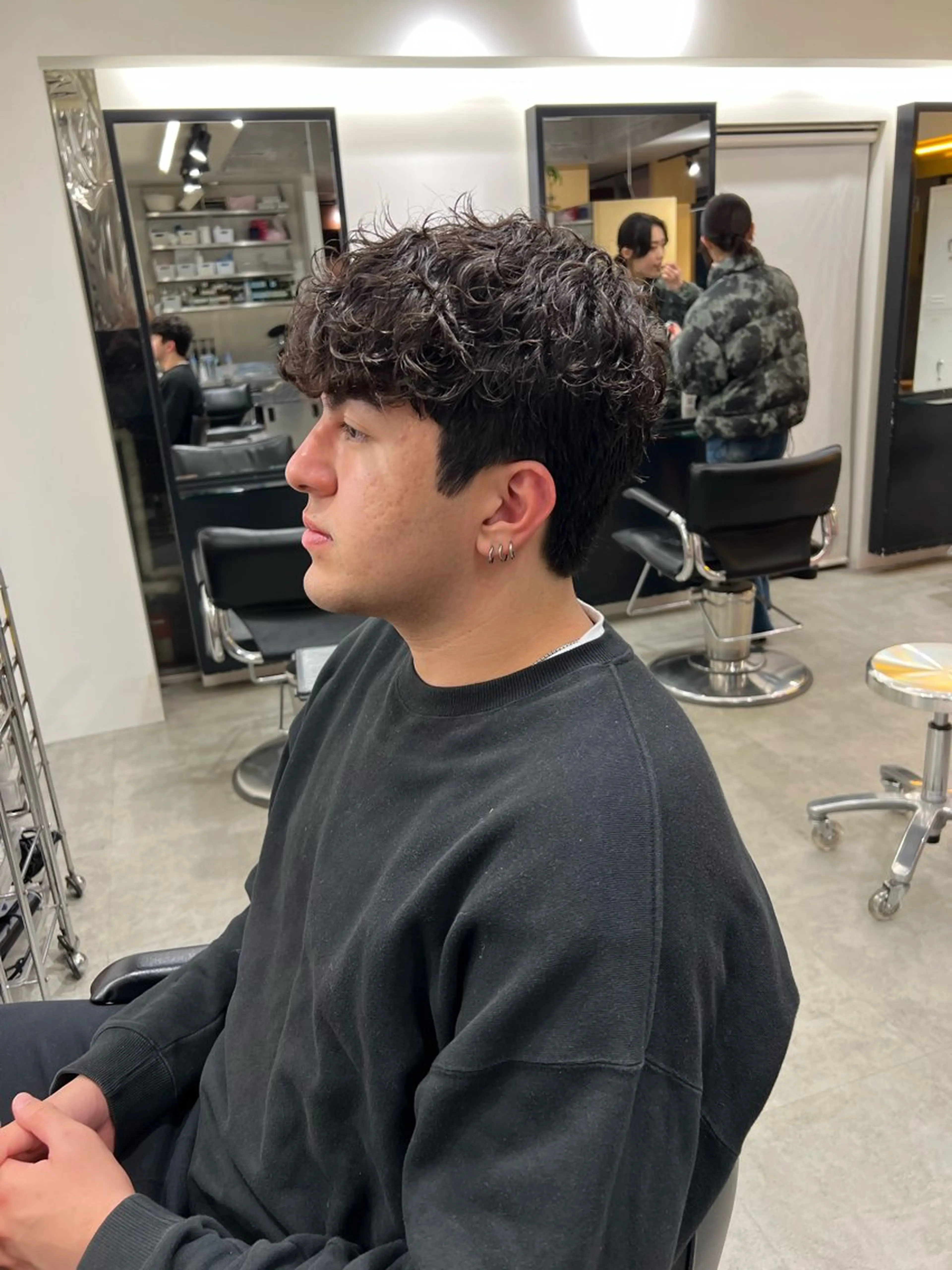 パーマ メンズ fifth神宮前 HIN★T★のヘアスタイル