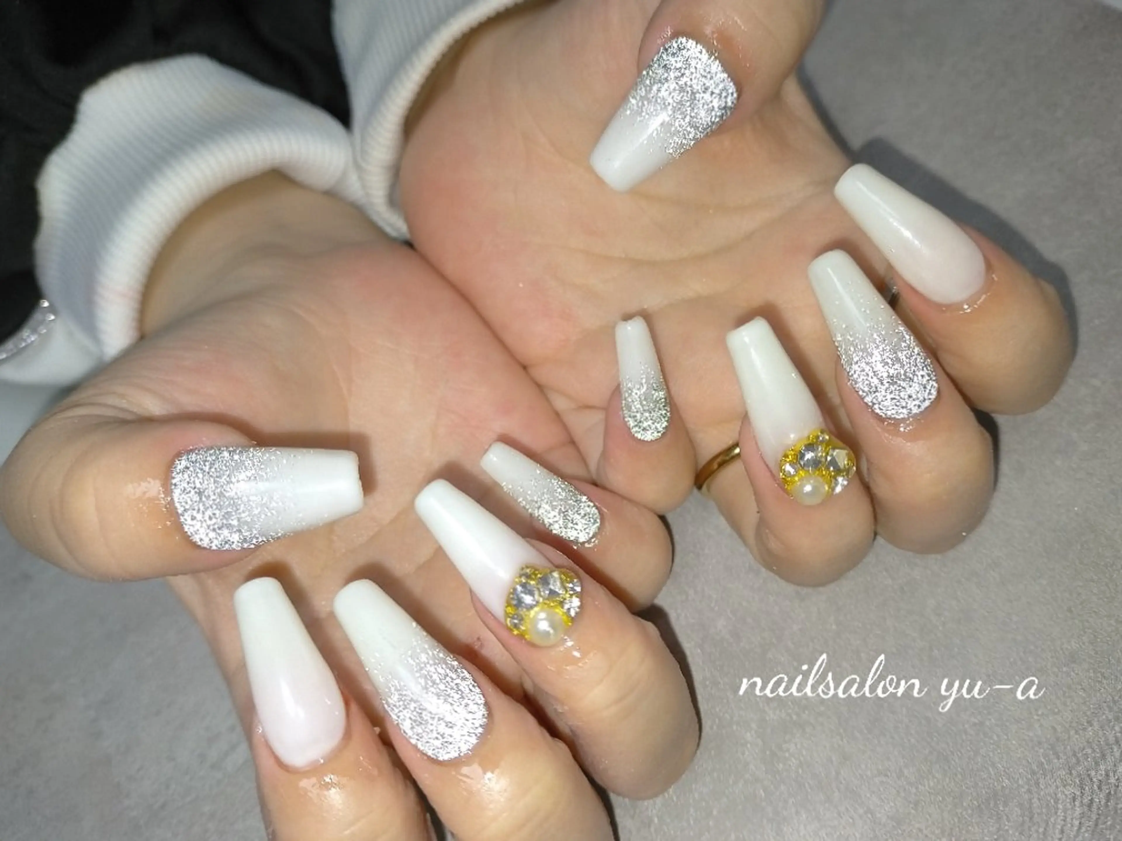 ネイル ネイル＆ホワイトニング   Yu-a所属・yu-a  スカルプ ネイルakiのネイルデザイン