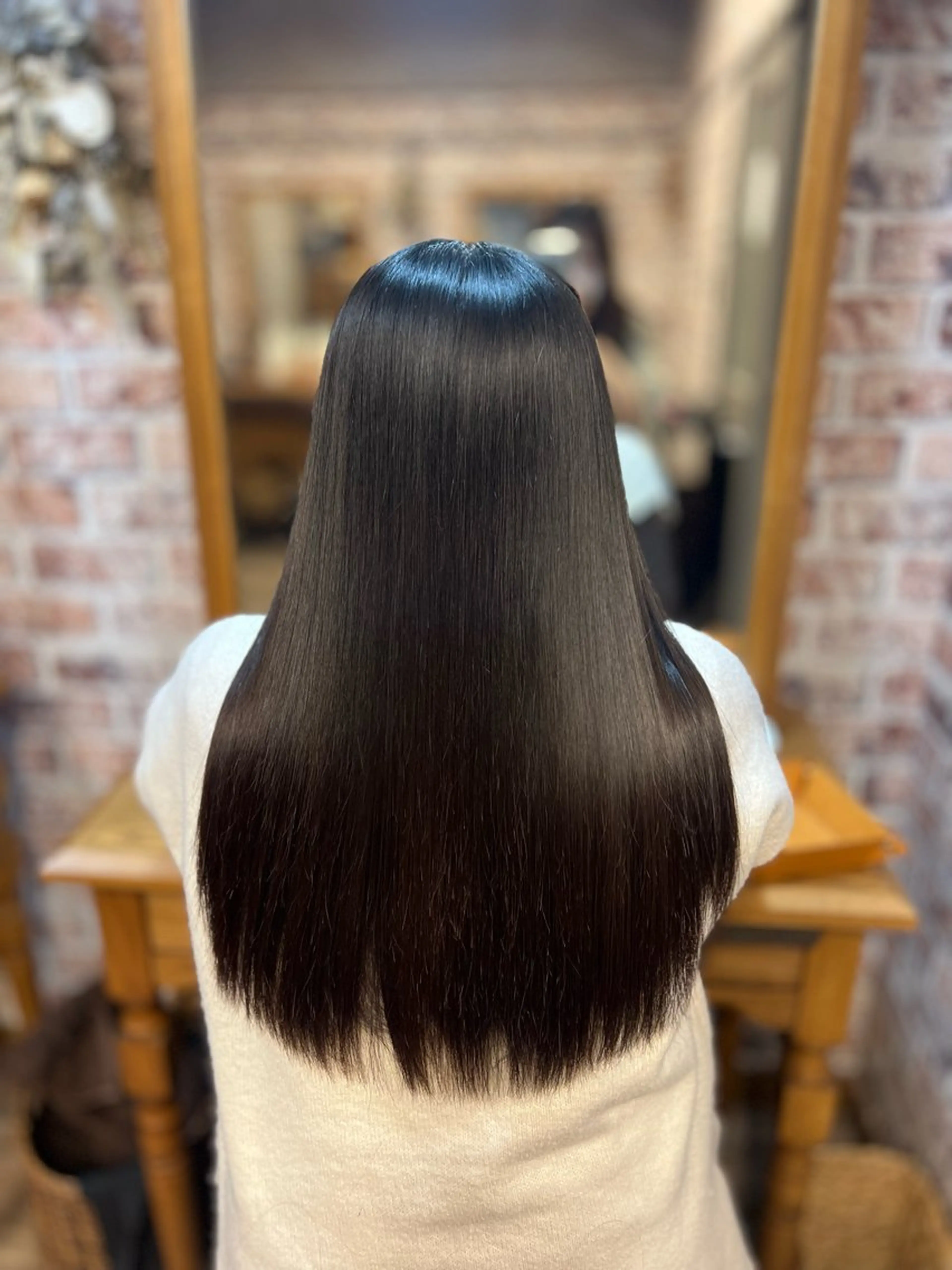 ロング カラー パーマ 髪質改善 トリートメント 髪質改善HALO トリートメント専門店のヘアスタイル