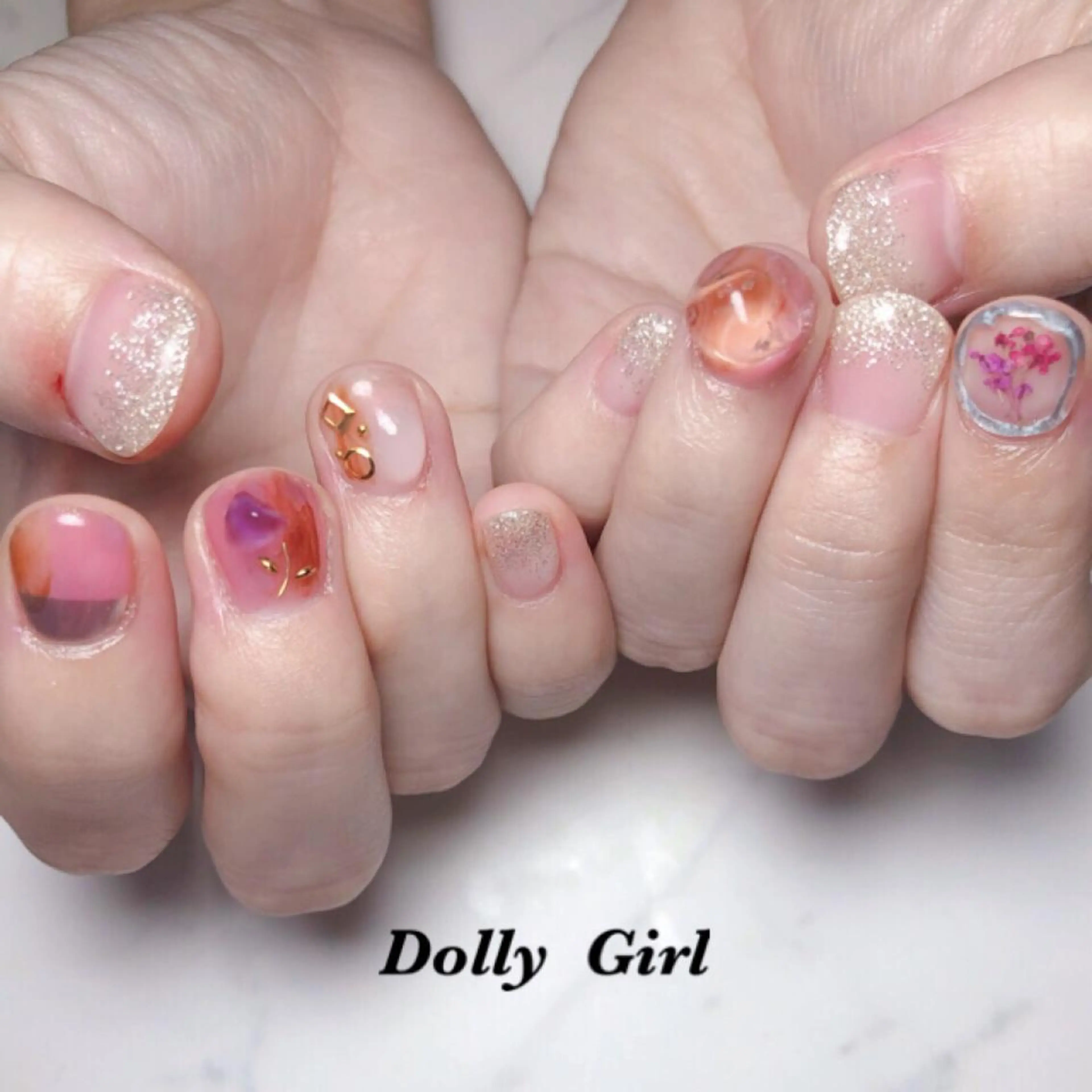 ネイル 個室ネイルサロンDolly  Girl〜ドーリーガール〜所属・DollyGirl KYOKOのネイルデザイン