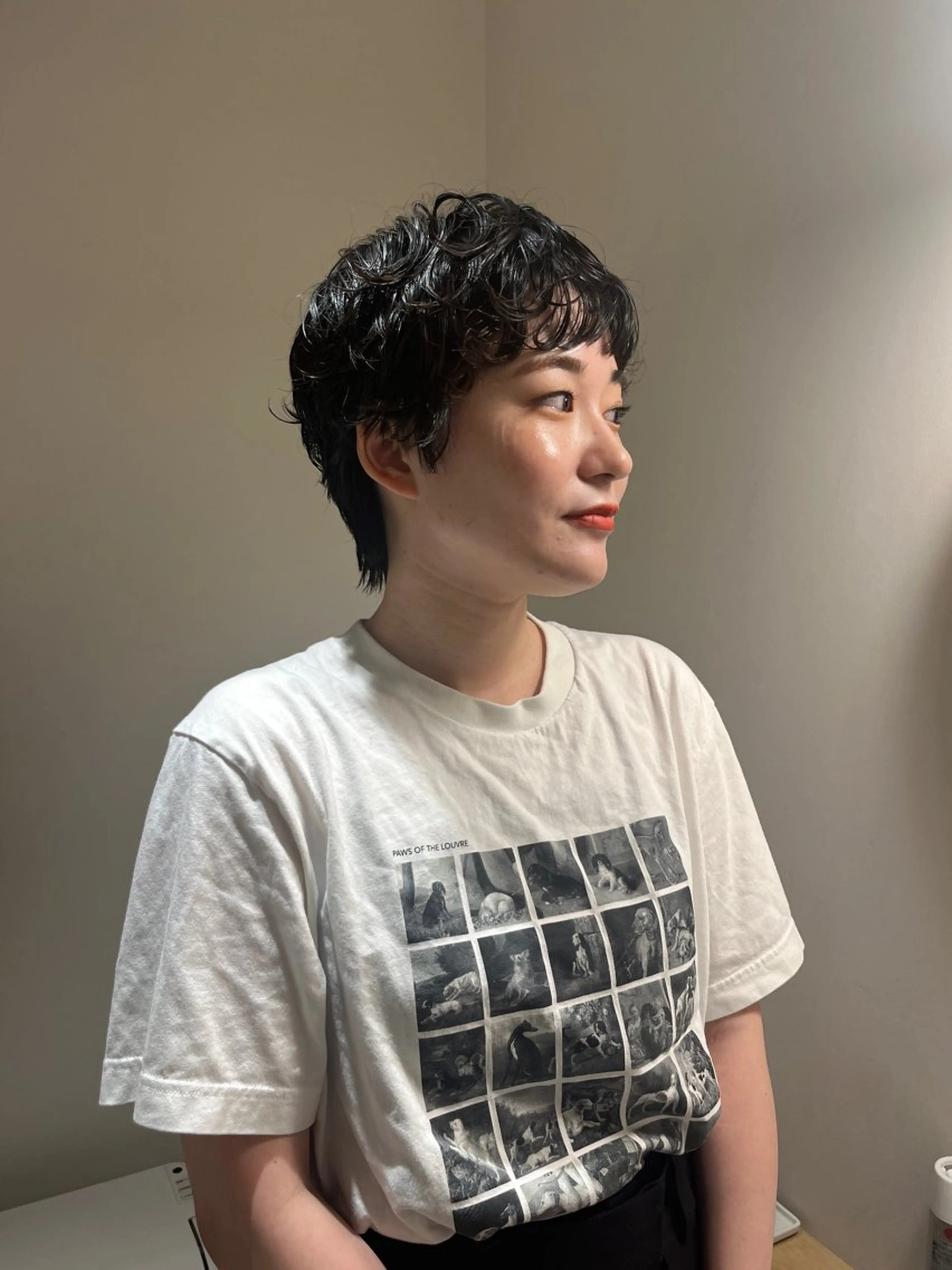 ショート パーマ 本田 聖のヘアスタイル