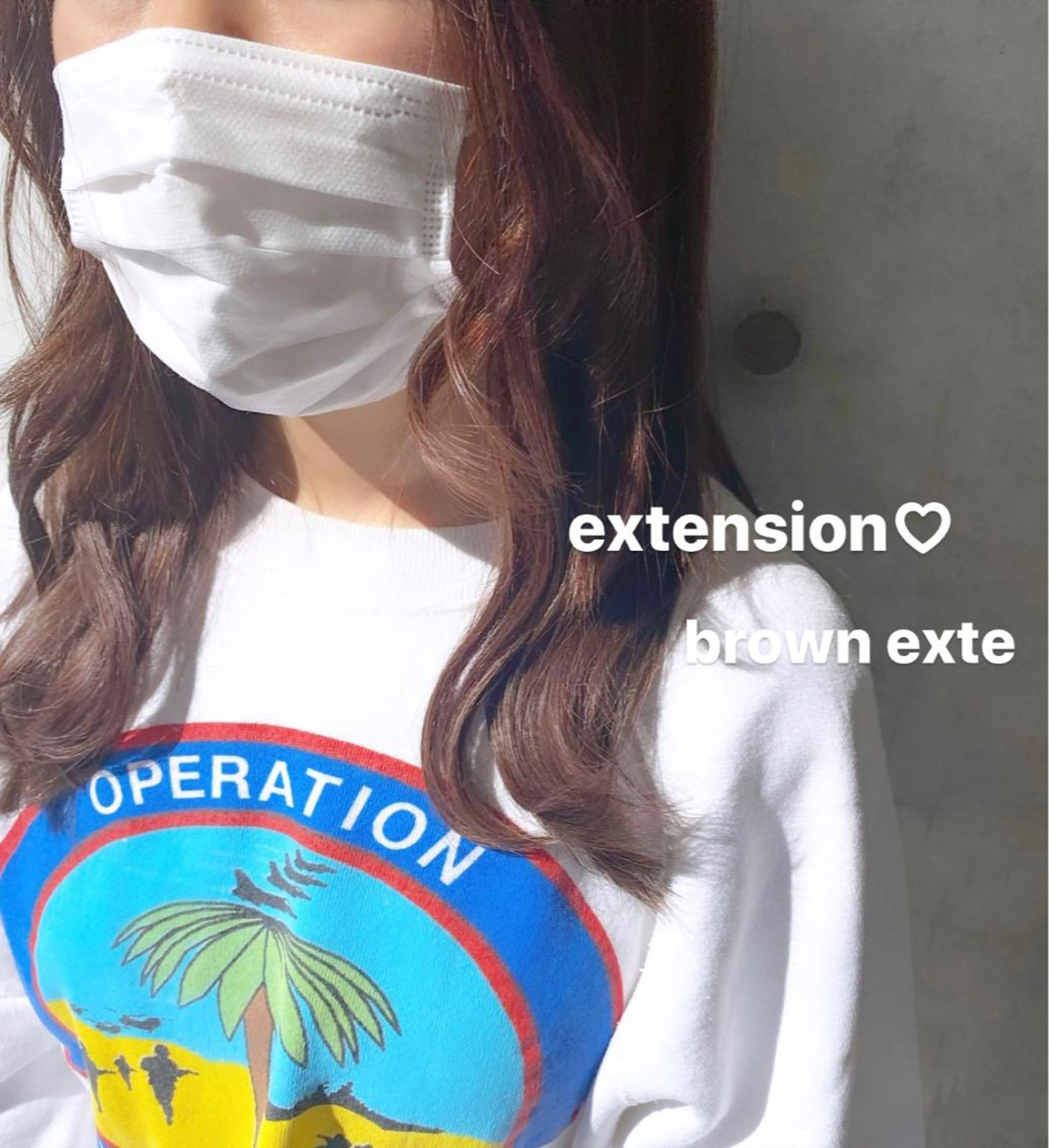 ロング カラー シールエクステ エクステ ナツミ/透明感カラー /酸性ストレートのヘアスタイル