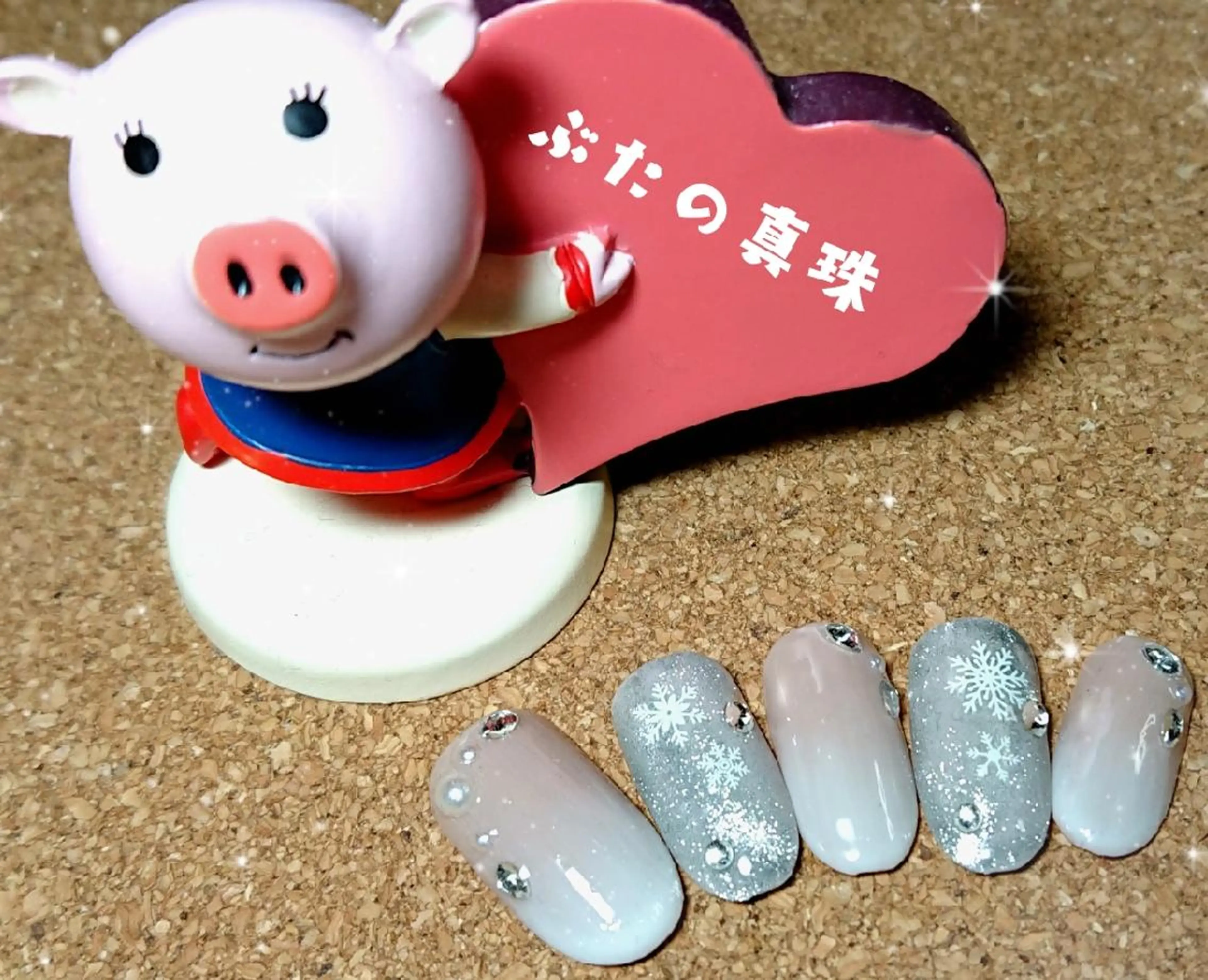 ネイル マグネットネイル ハンドネイル 林 珠里のネイルデザイン