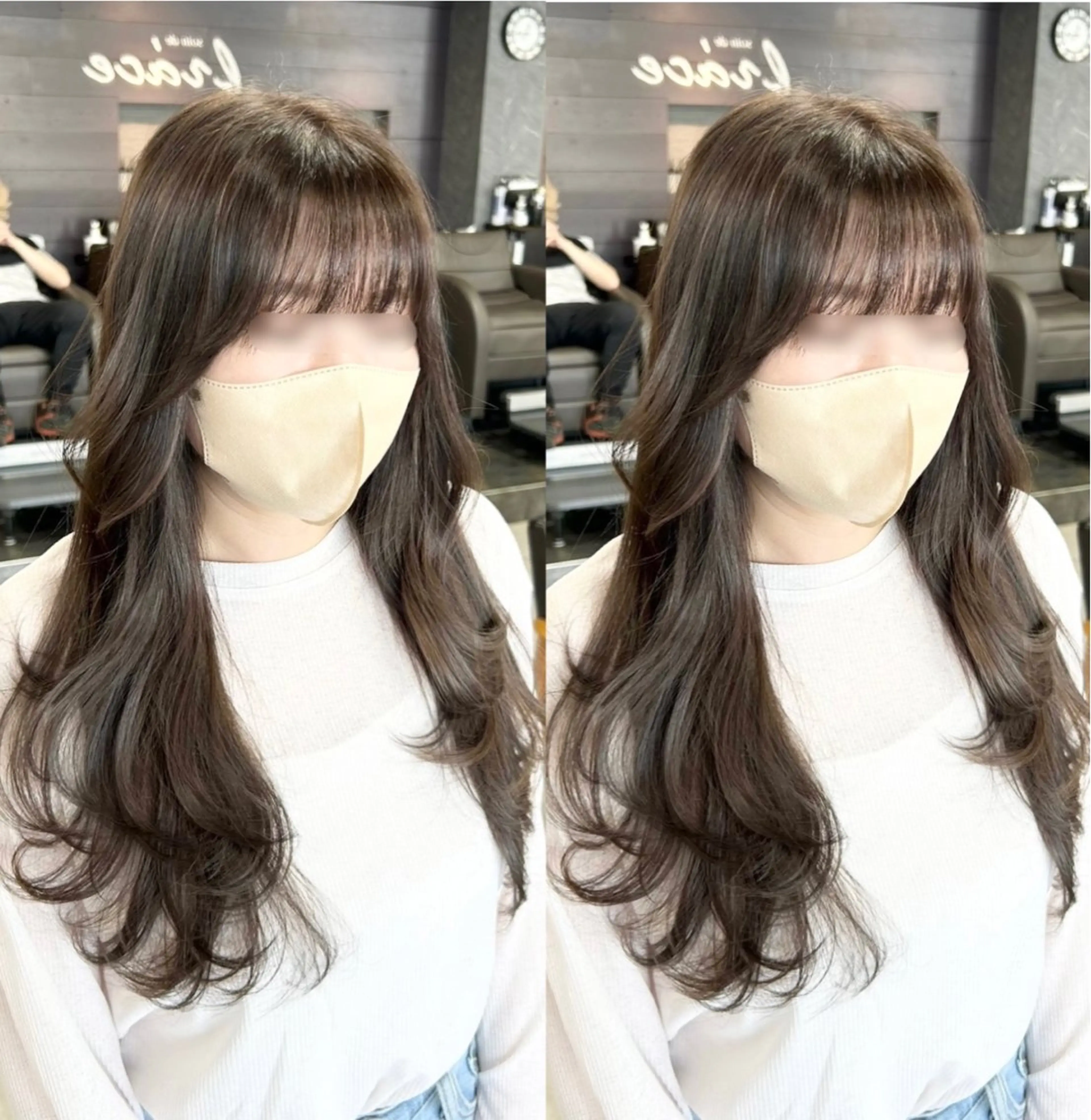 ロング ロングレイヤー 顔周りカット レイヤーカット ロング カット ヘアカラー 🫧艶髪カラー🫧 森本くるみのヘアスタイル