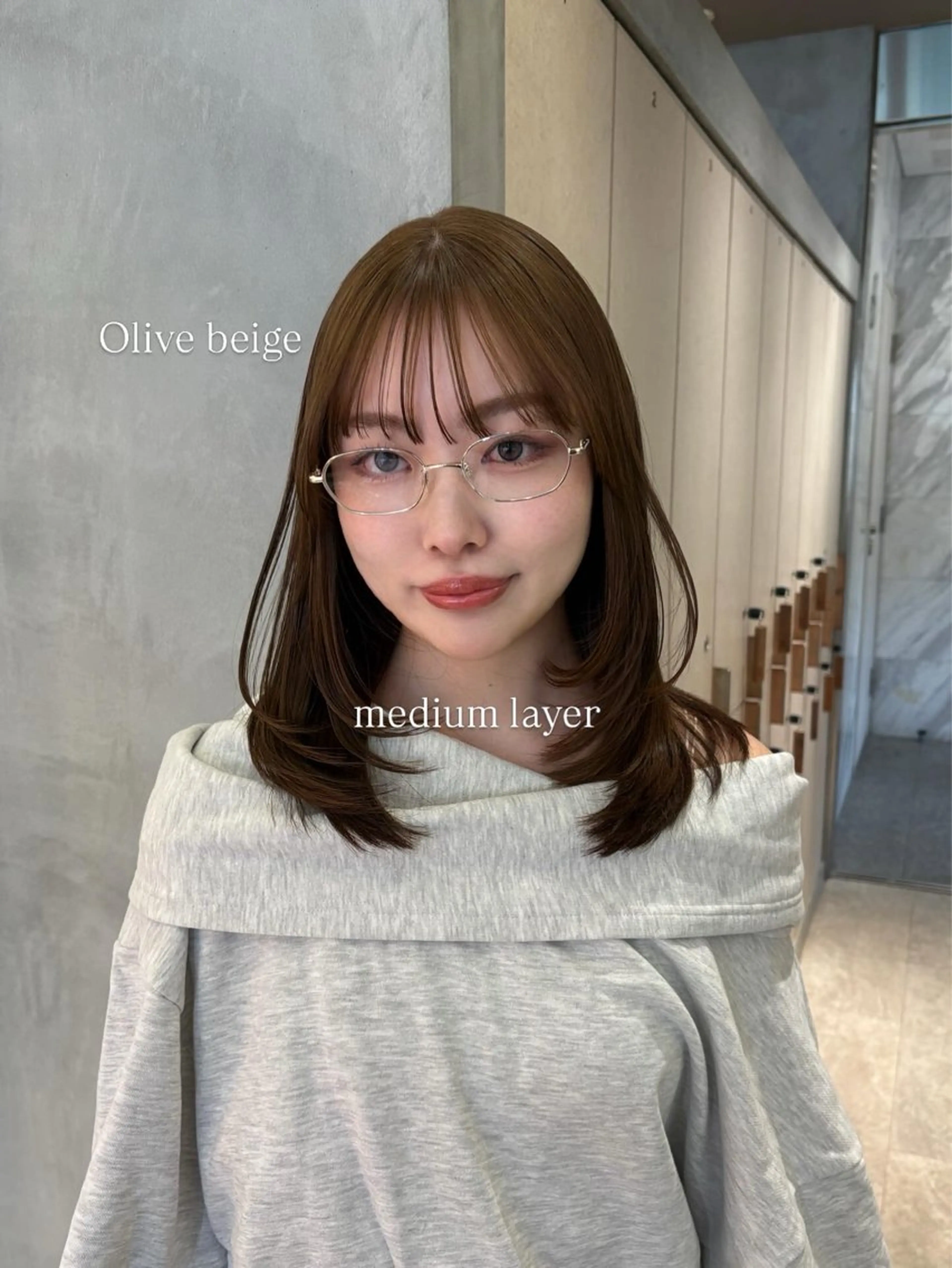 ミディアム ミディアムレイヤー レイヤーカット 顔周りレイヤーカット /髪質改善/ゆう🤍のヘアスタイル