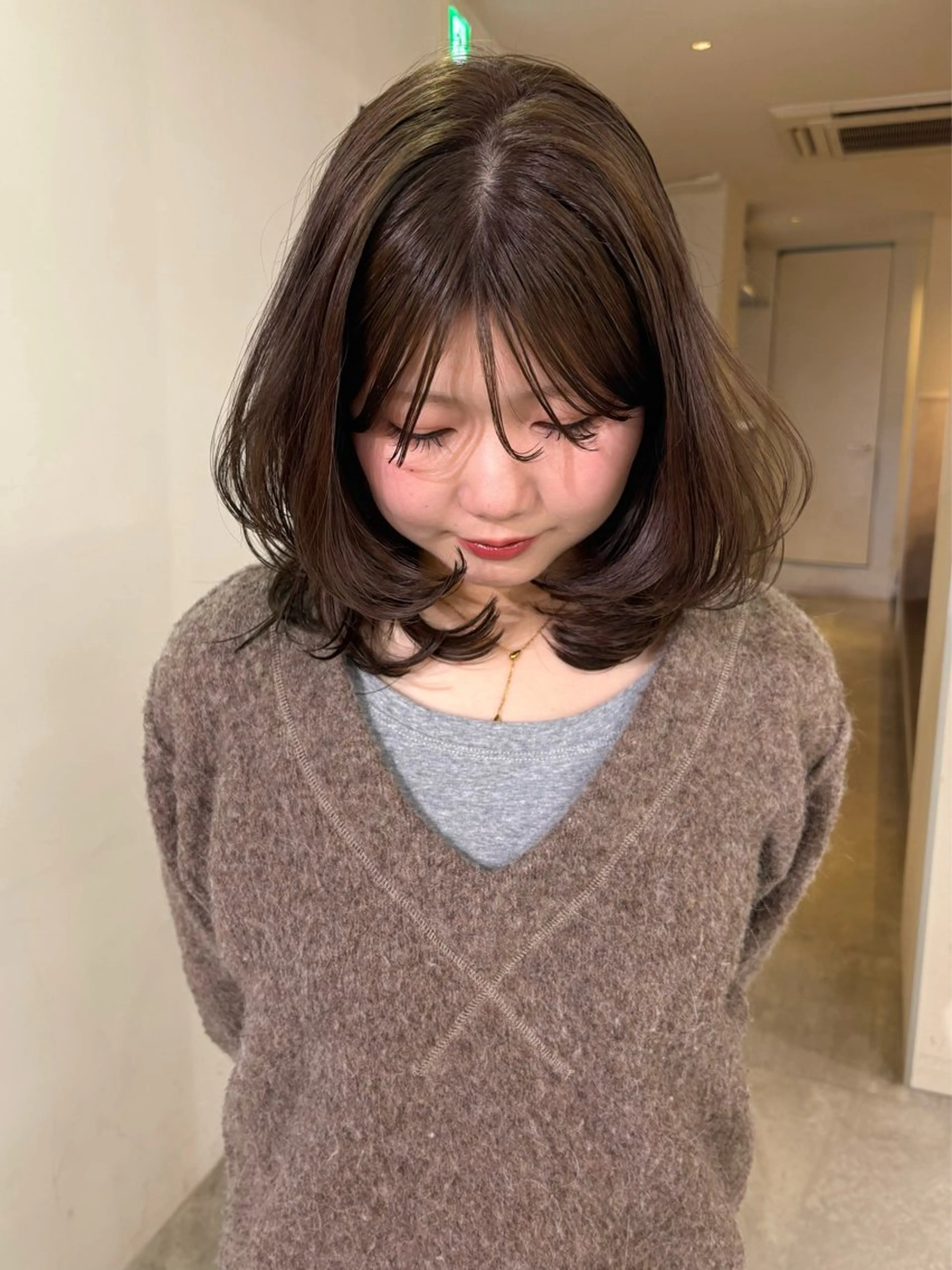 ミディアム カラー ブリーチ ダブルカラー ブリーチなしカラー カット ヘアカラー mizuki/ピンク ベージュ.レイヤーのヘアスタイル