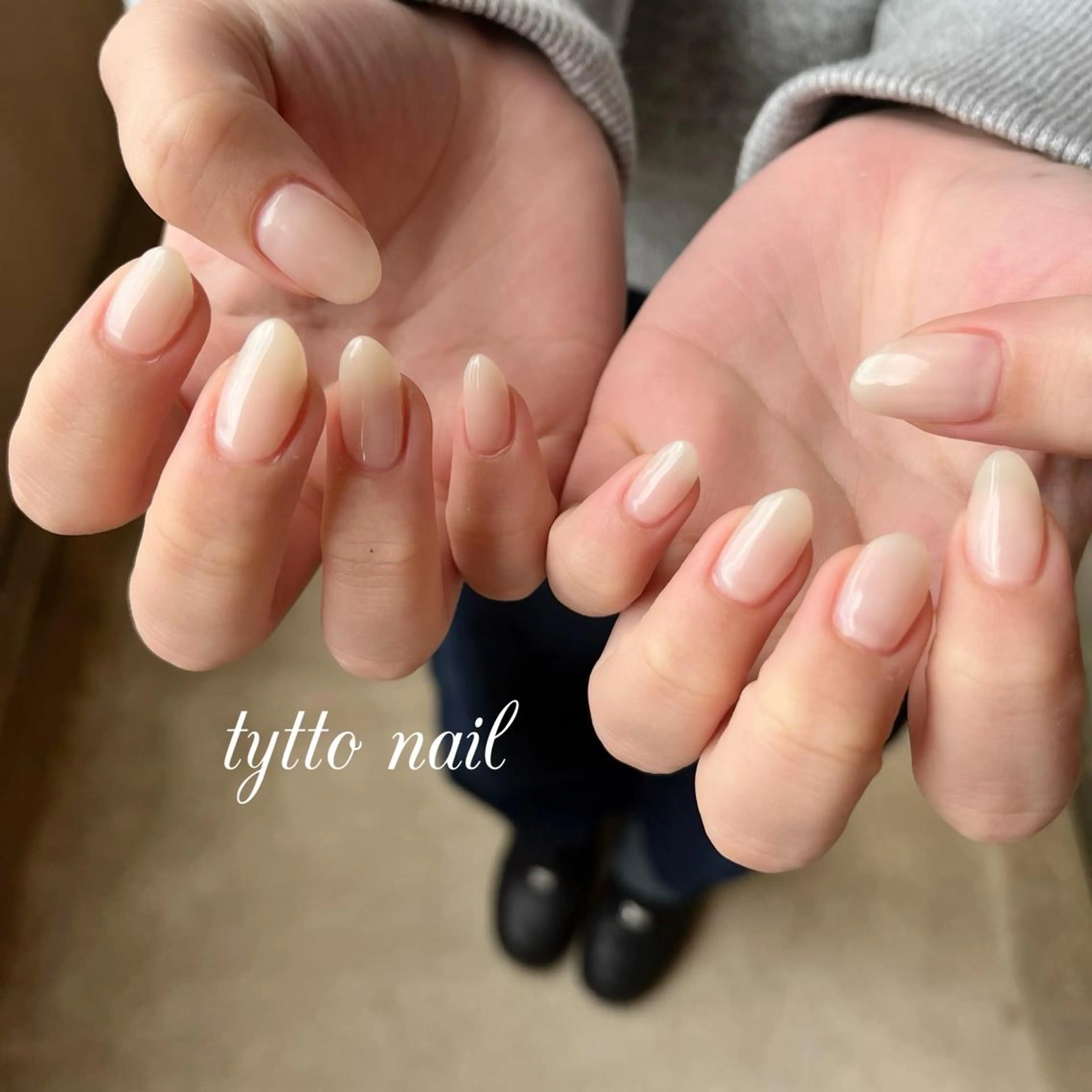 ネイル オフィスネイル ワンカラーネイル シンプルネイル ハンドネイル tytto nail ❤︎‪‪eri‪‪のネイルデザイン