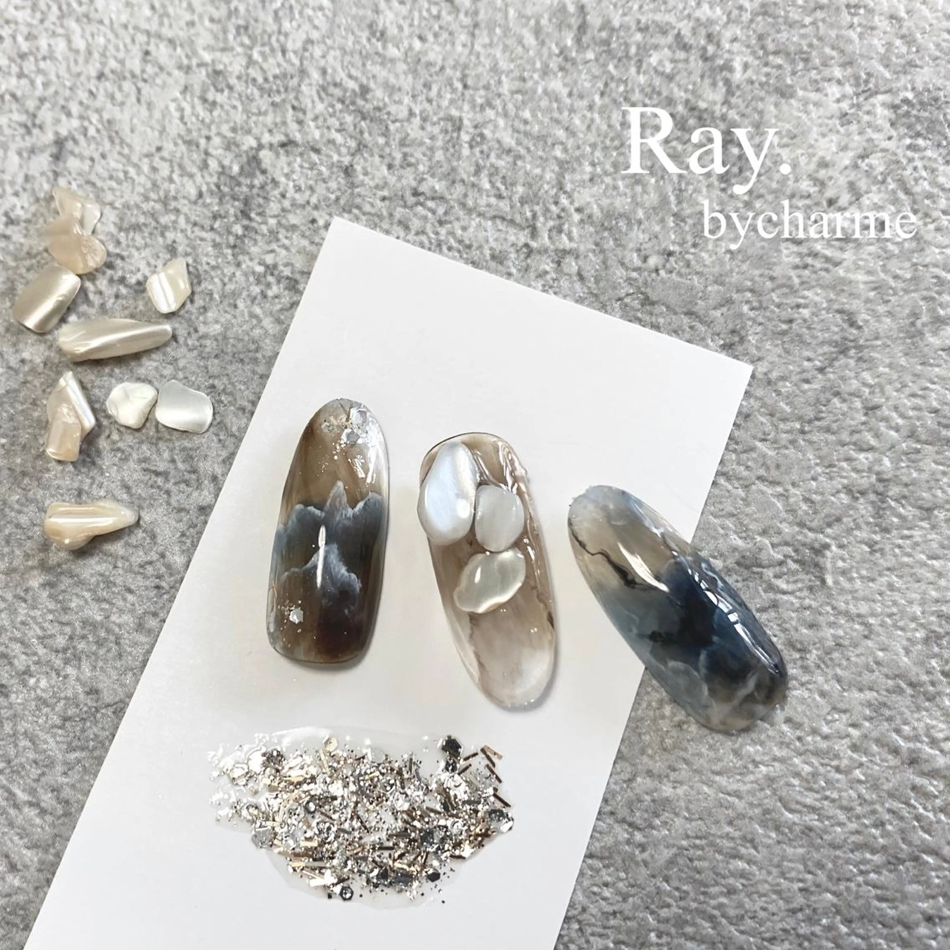 ネイル Ray. ／綺麗目ニュアンスのネイルデザイン