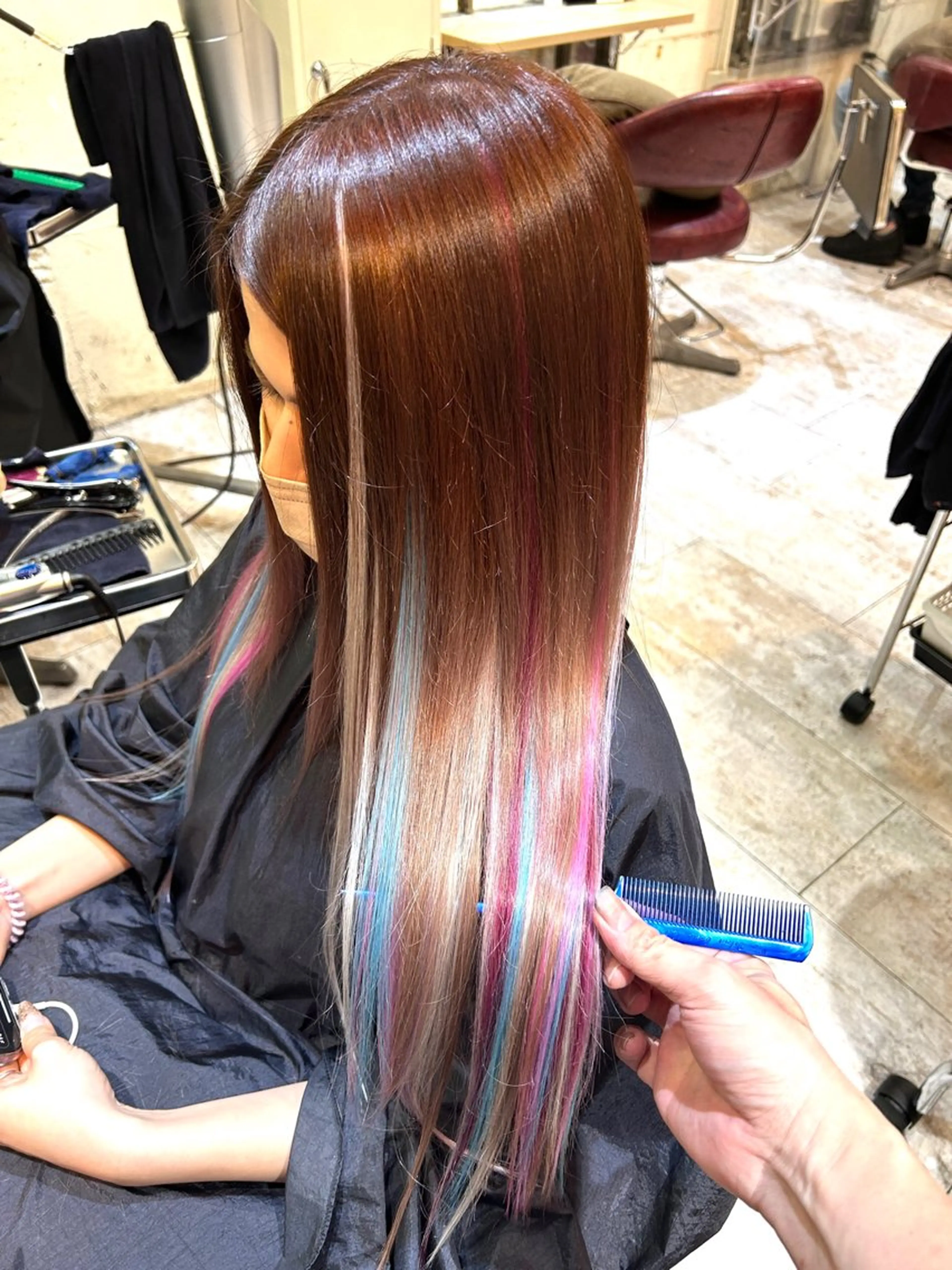 ロング 6Dエクステ 板橋店のヘアスタイル