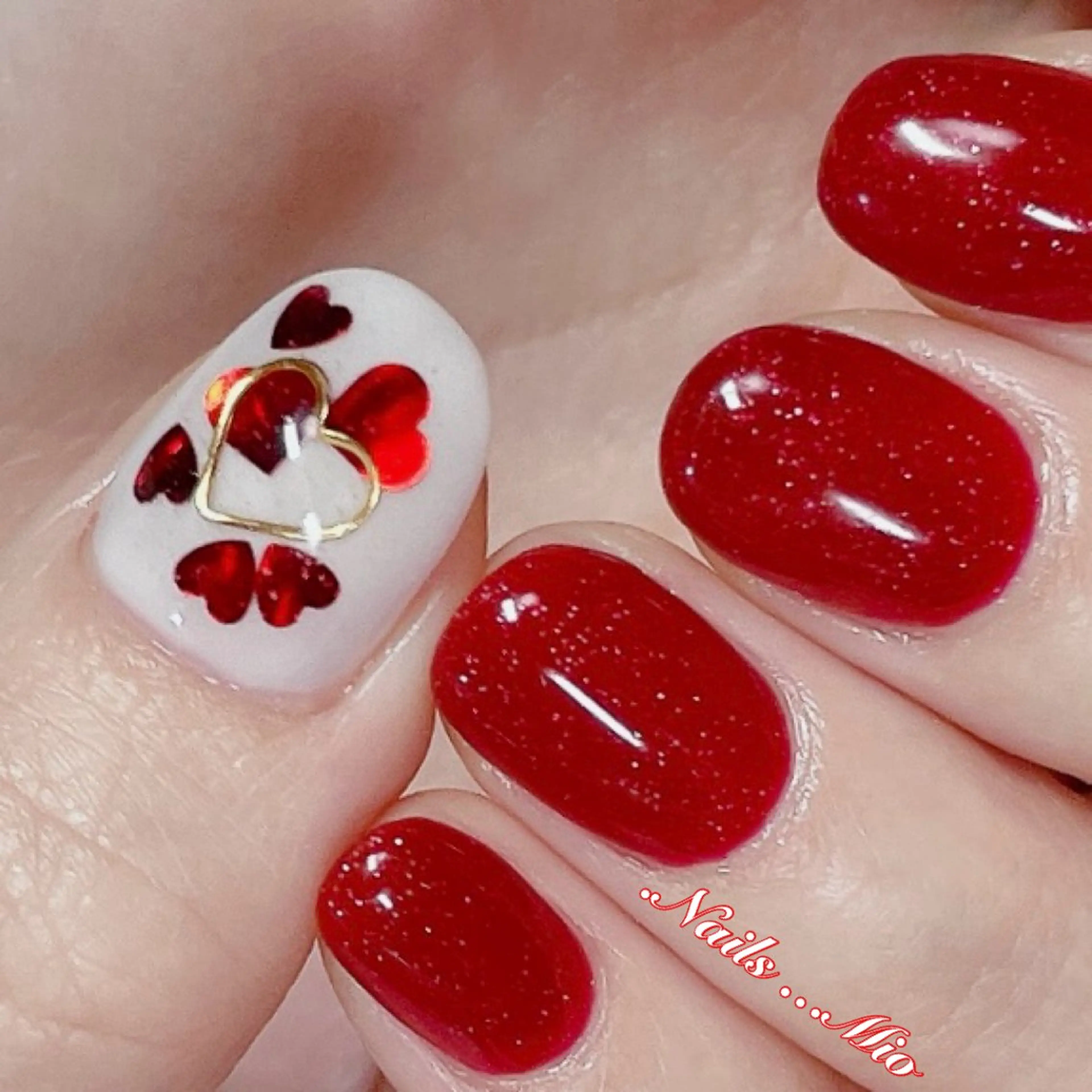 ネイル アートネイル ジェルネイル ワンカラーネイル .Nails Mio 赤羽西ネイルサロンのネイルデザイン