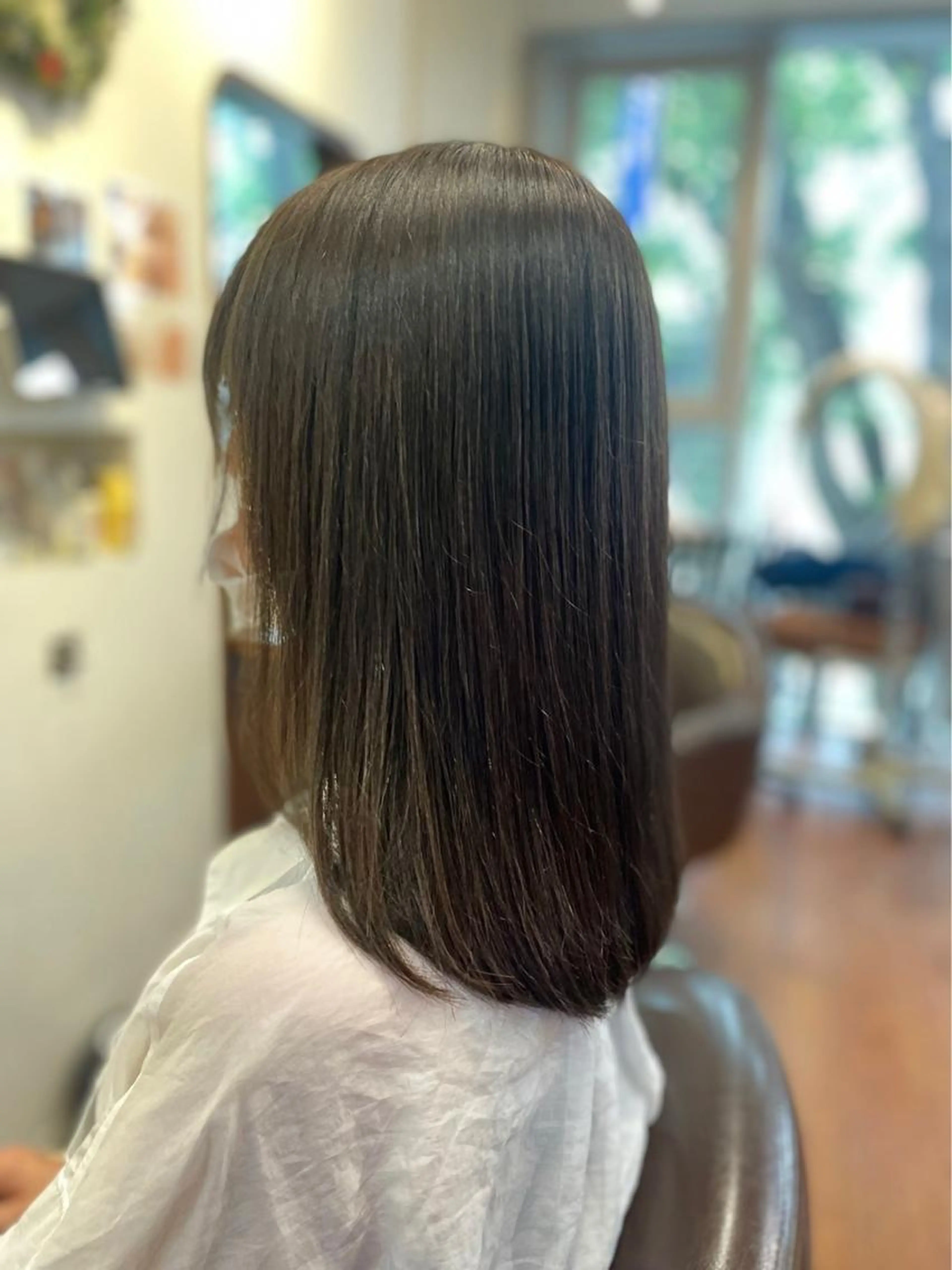 【美髪】整えカット+ナチュラル縮毛矯正+1stepトリートメントの写真