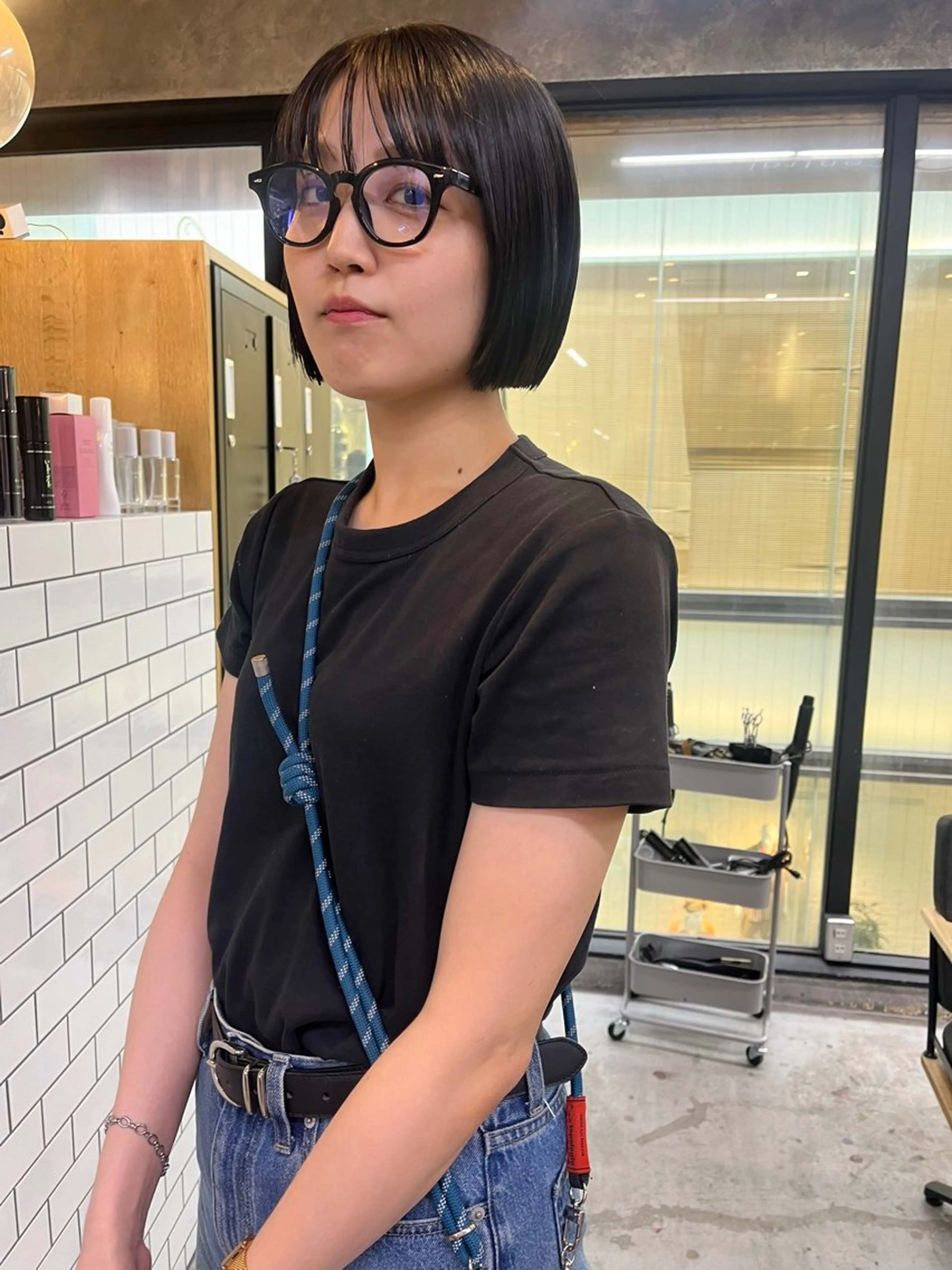 ショート カラー カット ヘアカラー 細川 夕利亜のヘアスタイル