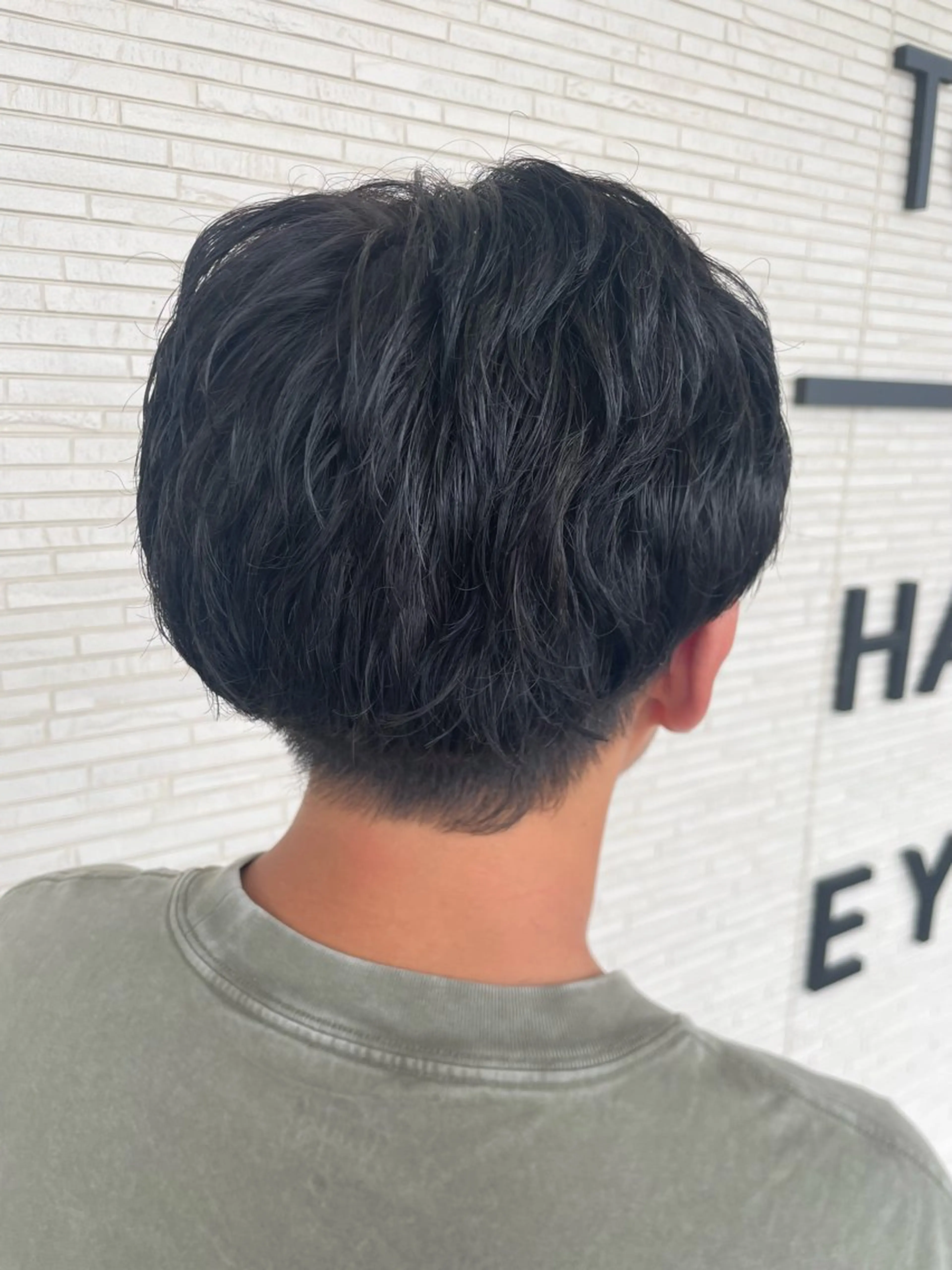 メンズカット＋オーガニックカラーの写真