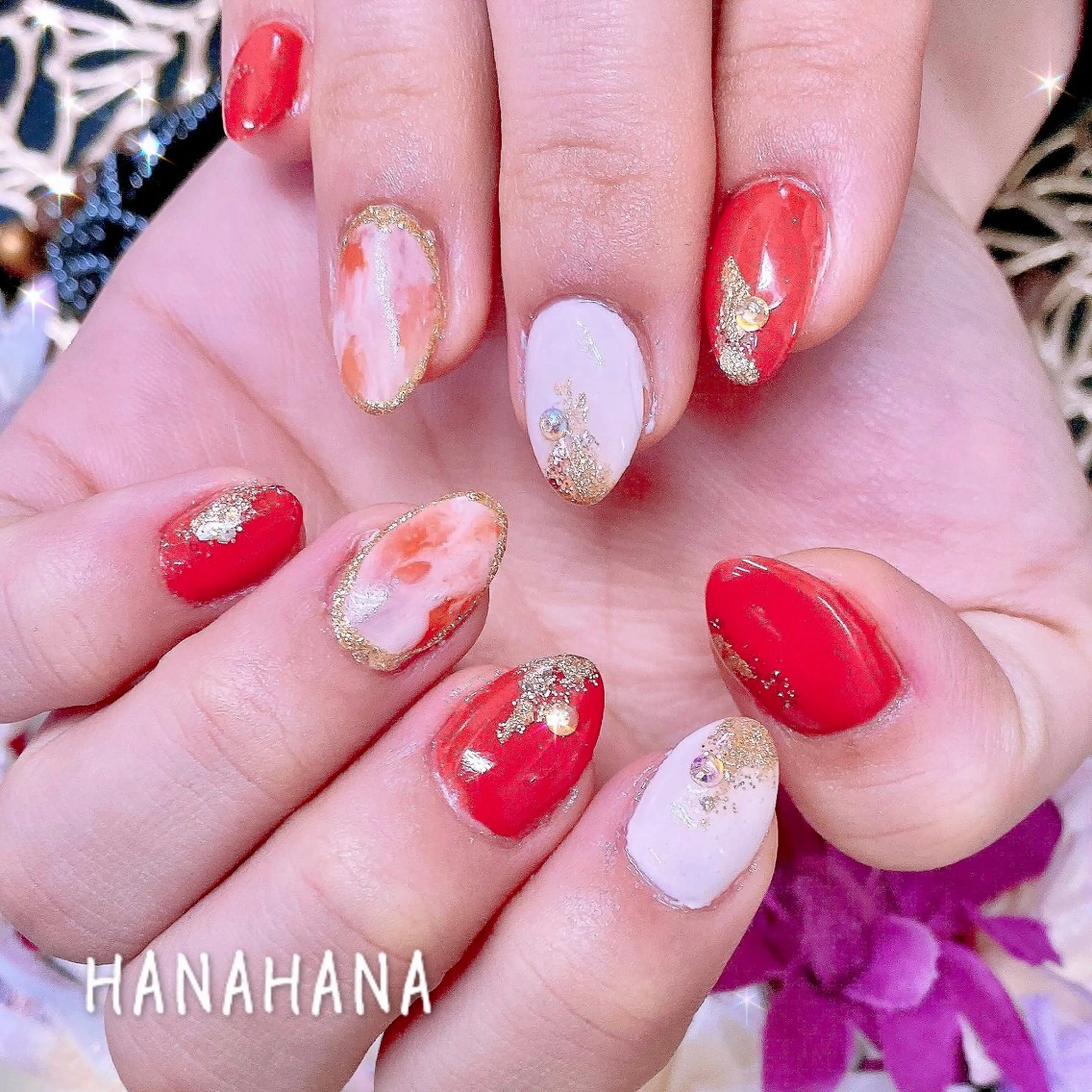 ネイル ジェルネイル HANAHANAのネイルデザイン
