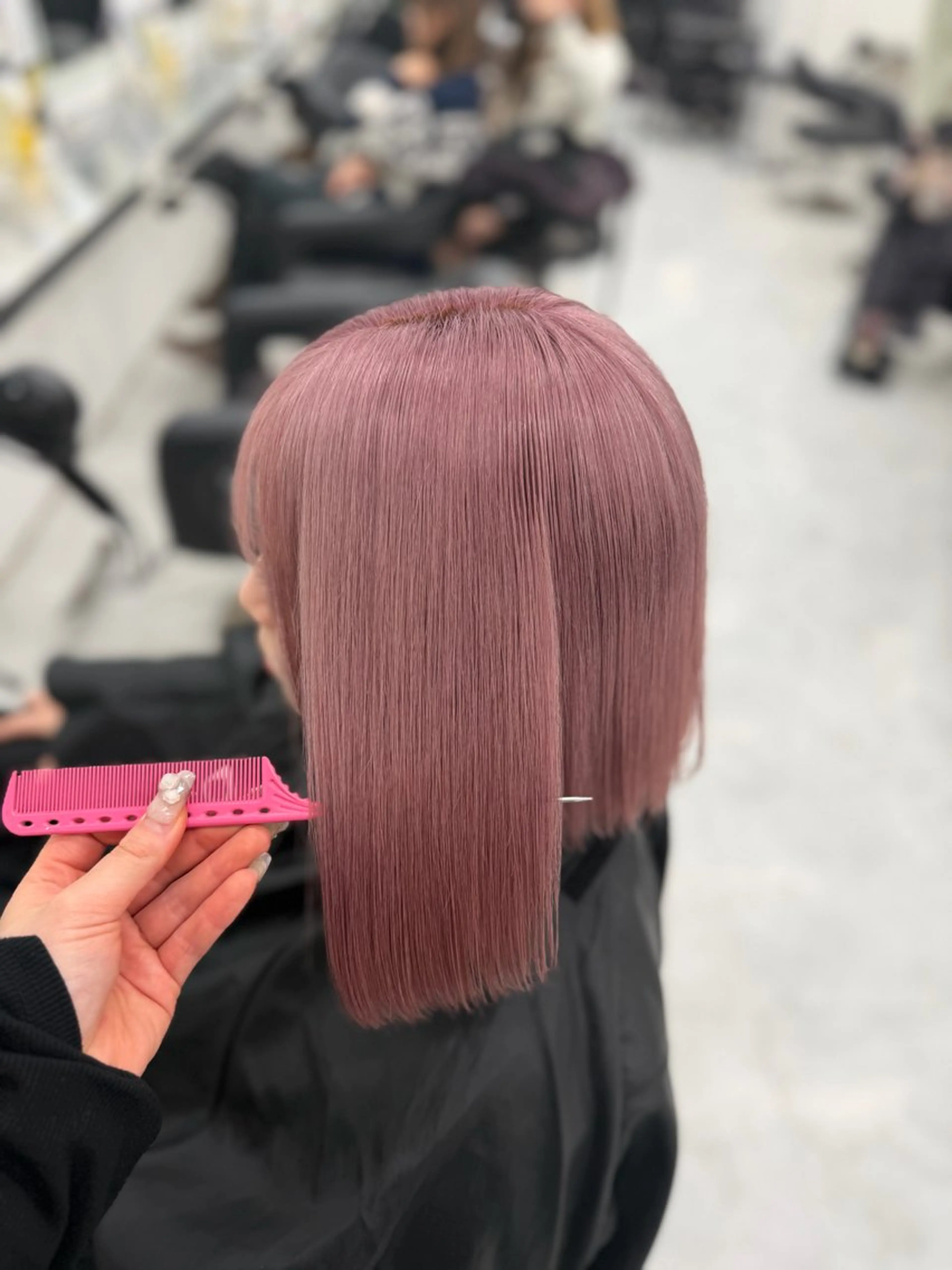 カラー ヘアカラー 透ける透明感カラー 🤍anju🎀のヘアスタイル