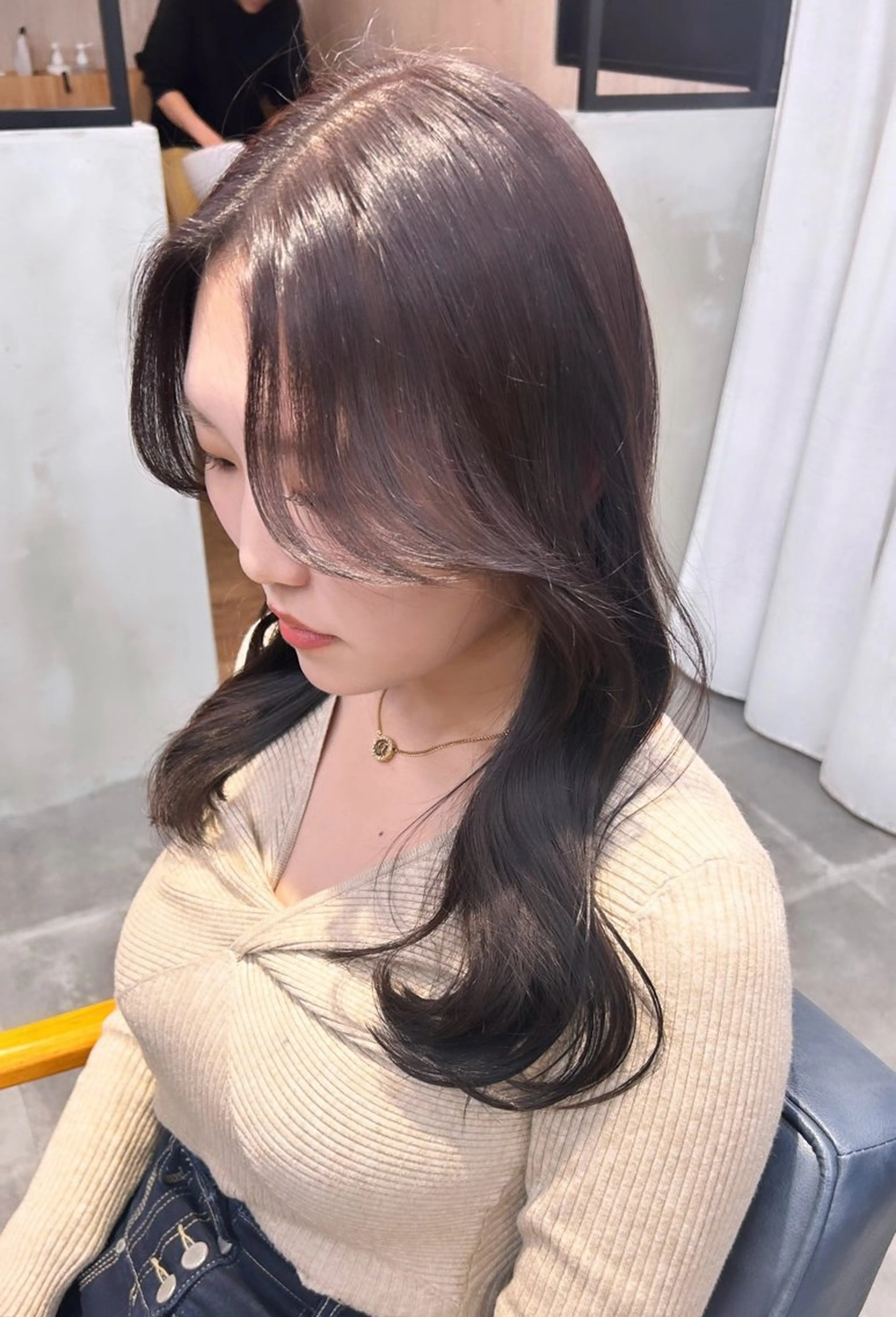 ロング カラー 韓国×髪質改善カラー 💎hinaのヘアスタイル