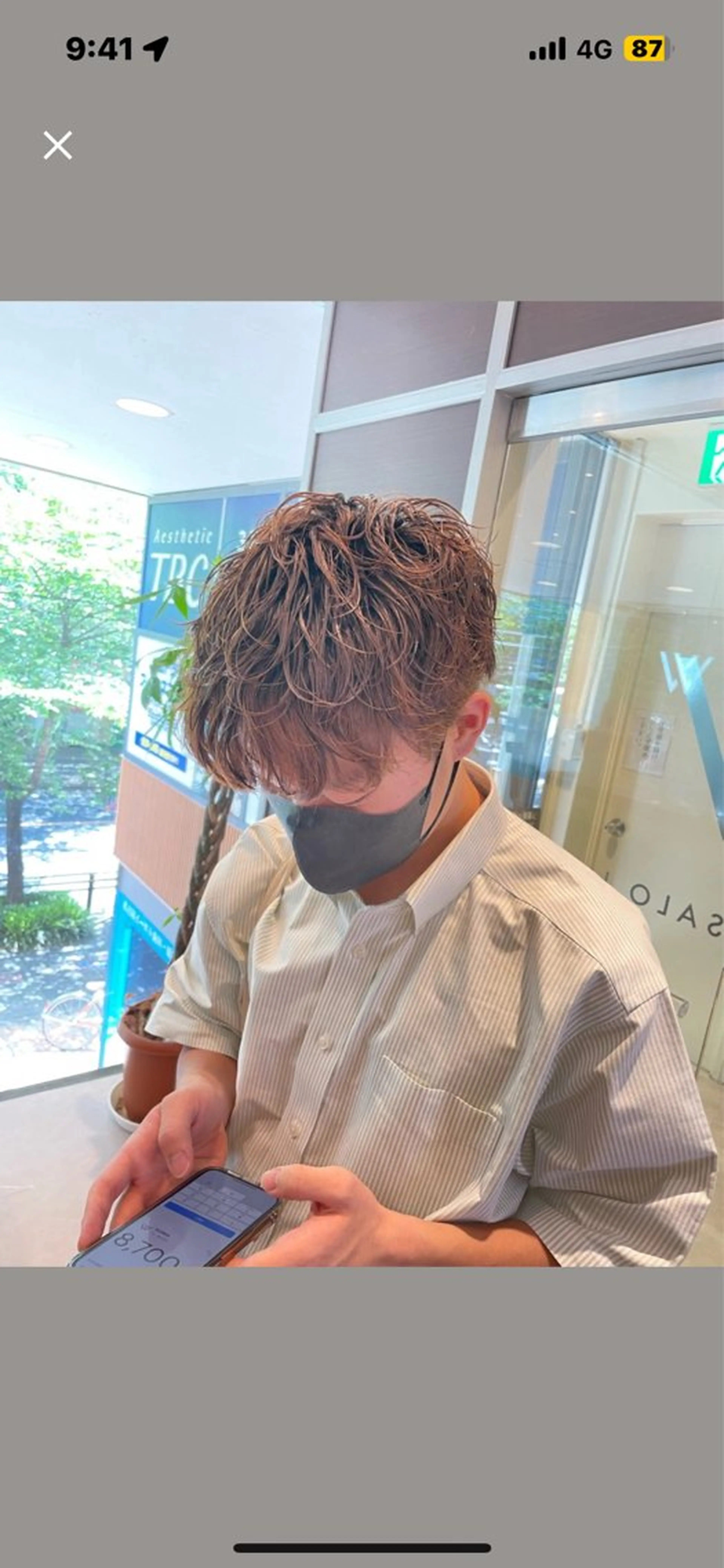 パーマ メンズ カット パーマ 縮毛矯正/カット/ 韓国ヘア/蛯原🍤のヘアスタイル