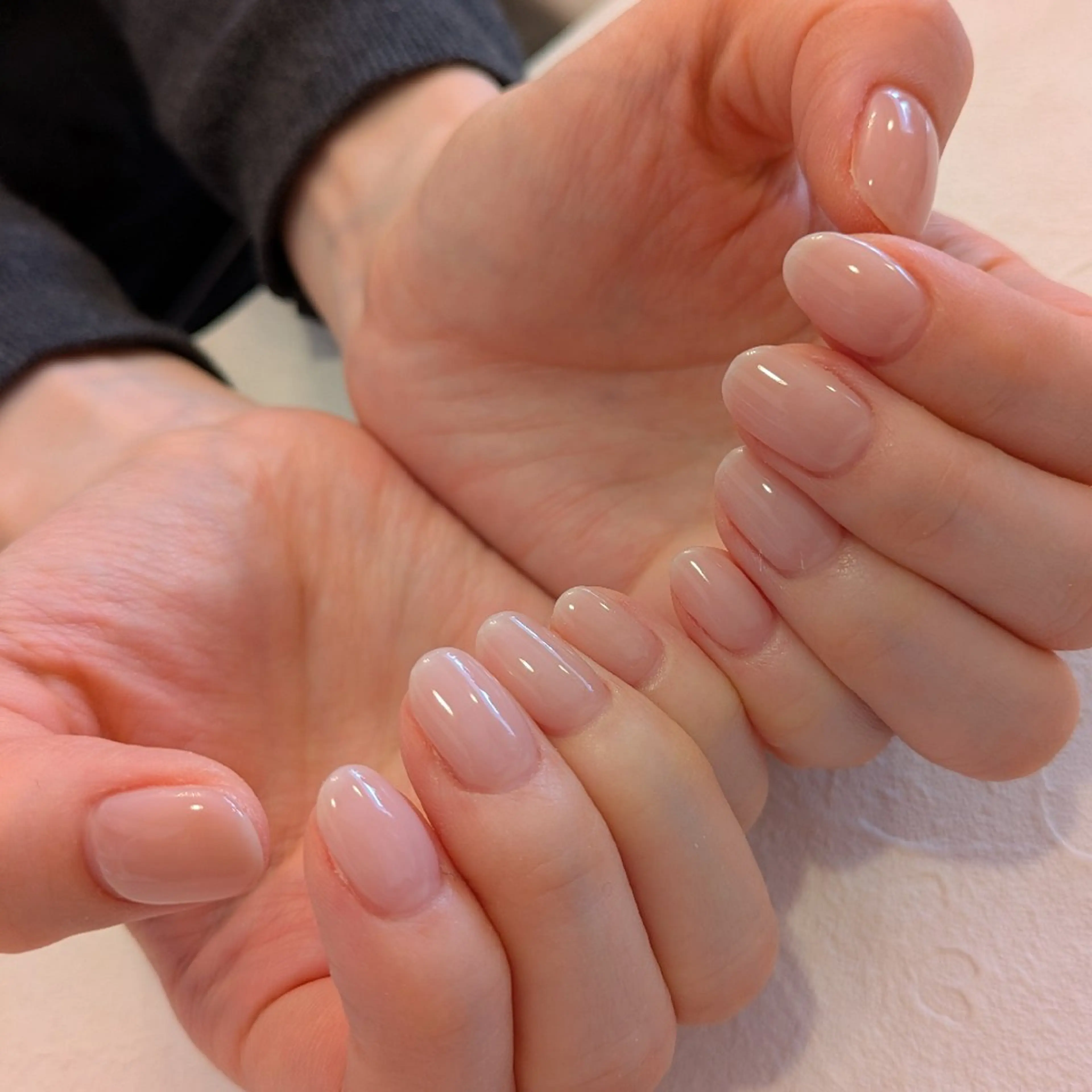 ネイル ワンカラーネイル ジェヌインネイル 河内のネイルデザイン