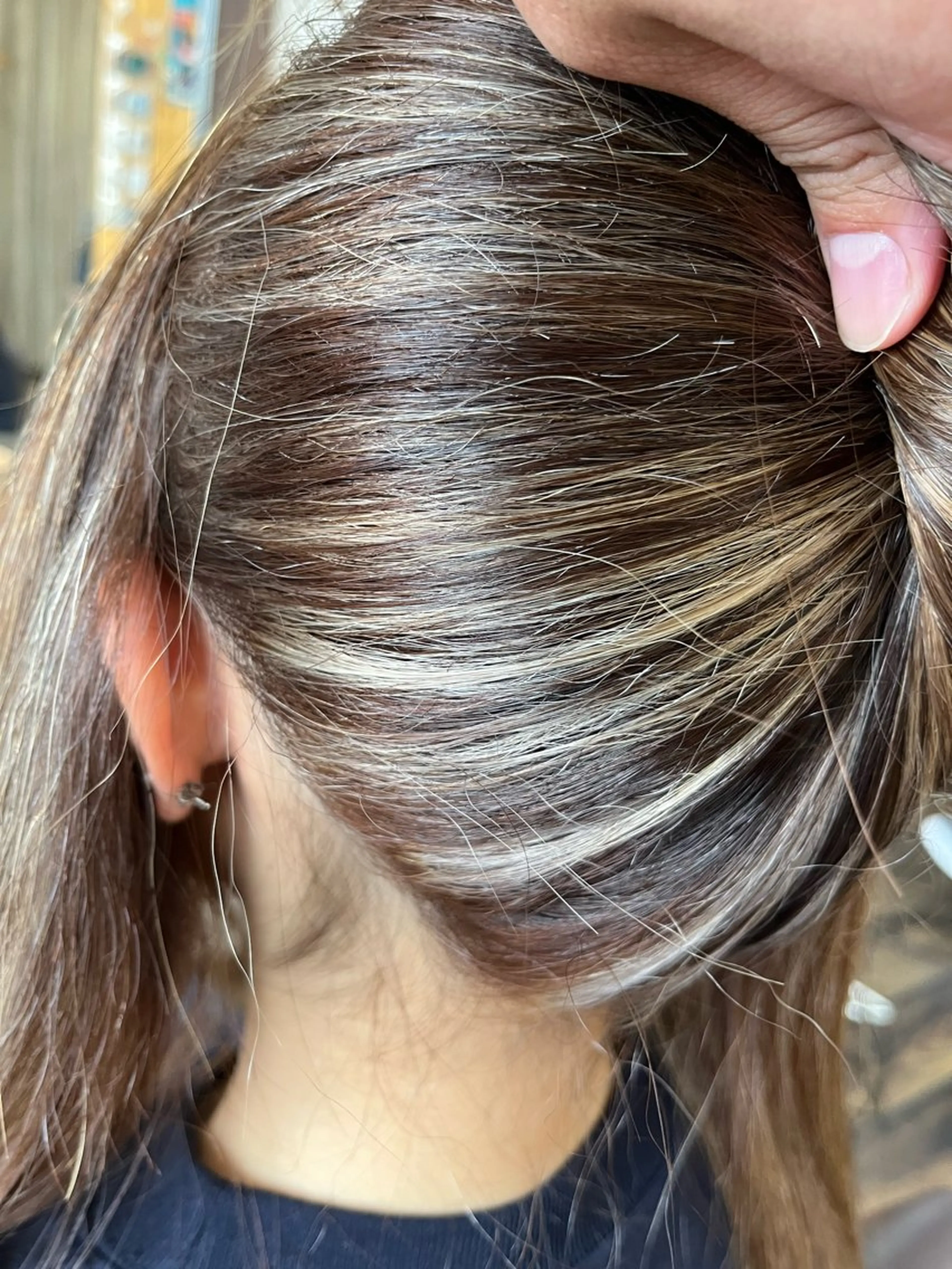 ロング カラー 大瀬 裕樹のヘアスタイル