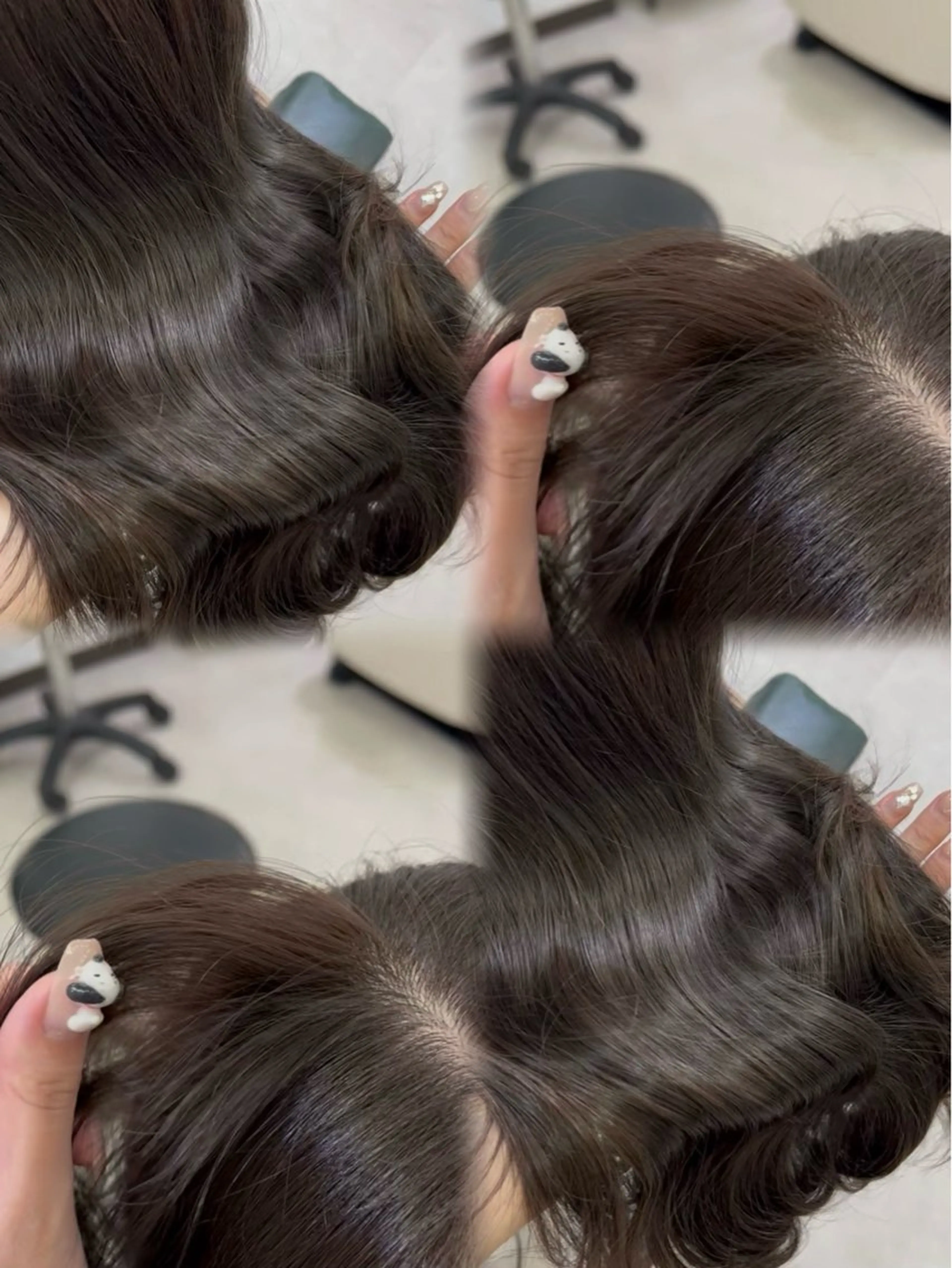 ロング カット ヘアカラー トリートメント MAHIRU🤍 艶髪･ストレート🫧のヘアスタイル