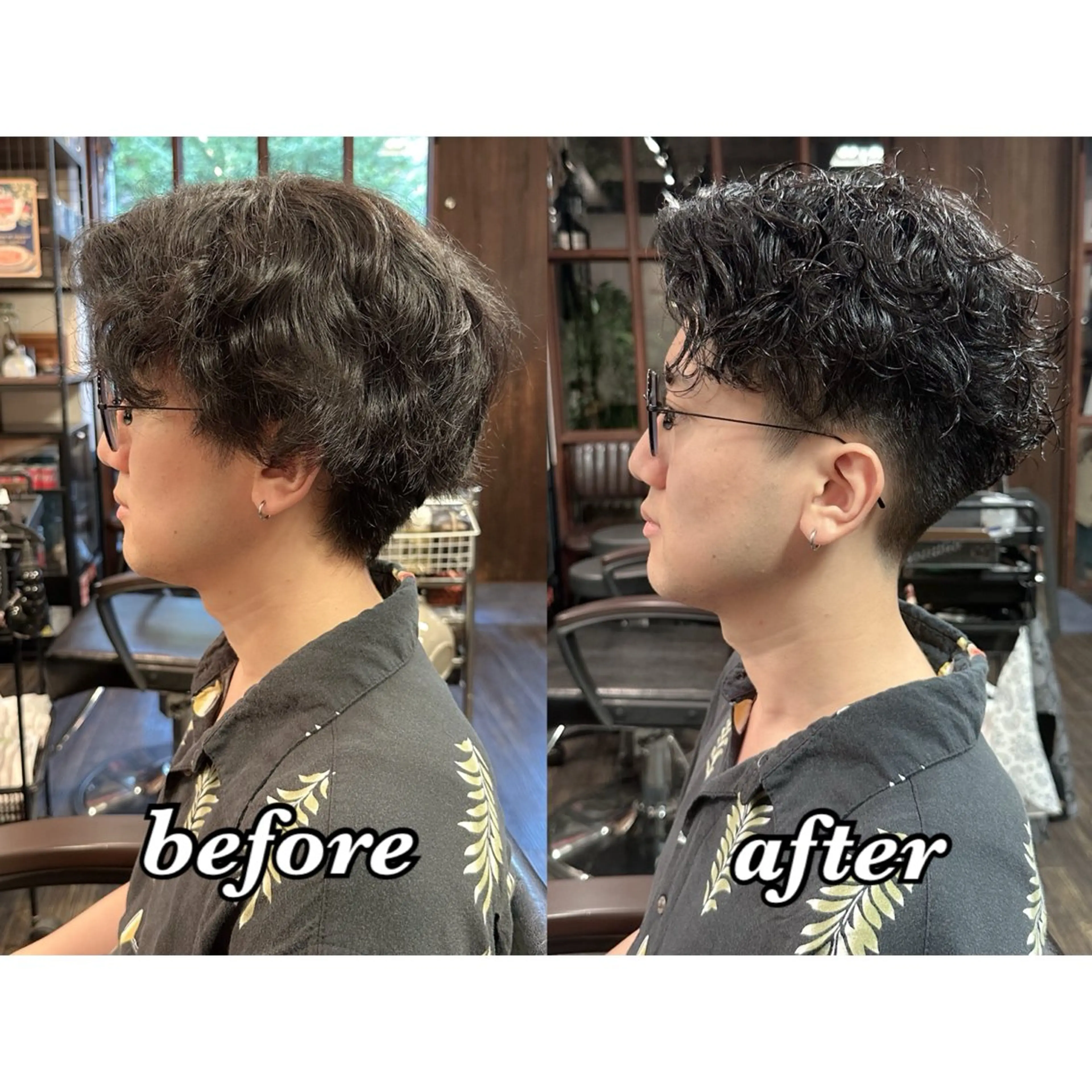 パーマ メンズ カット パーマ キヨ メンズカット/パーマのヘアスタイル