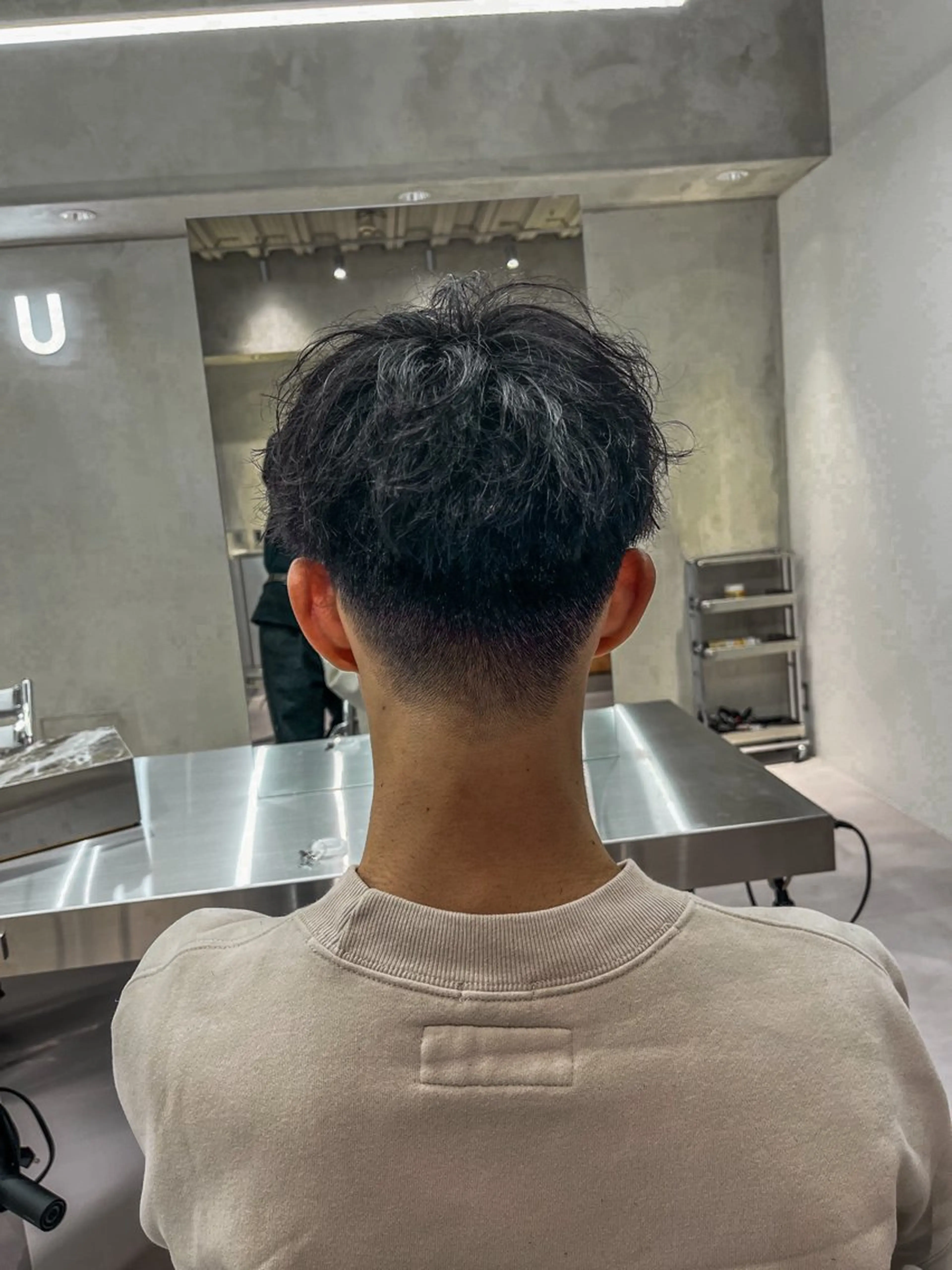 ショート メンズ soen所属・⚡メンズパーマフ ェードカットTomyのヘアスタイル