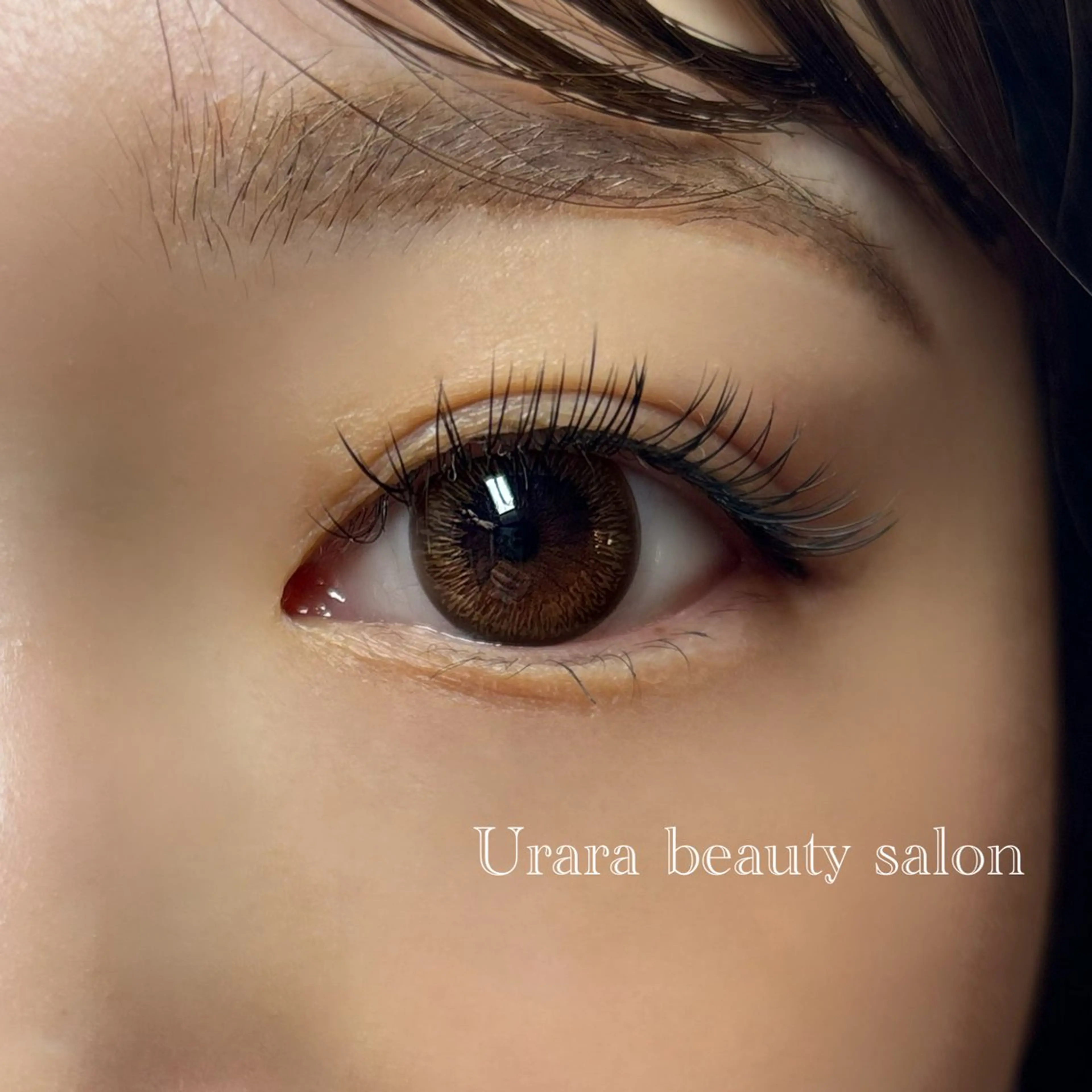 マツエク・マツパ パリジェンヌラッシュリフト まつげパーマ 一重×まつ毛パーマ マツエク Urara beauty salon所属・Urara KANAのマツエク・マツパデザイン