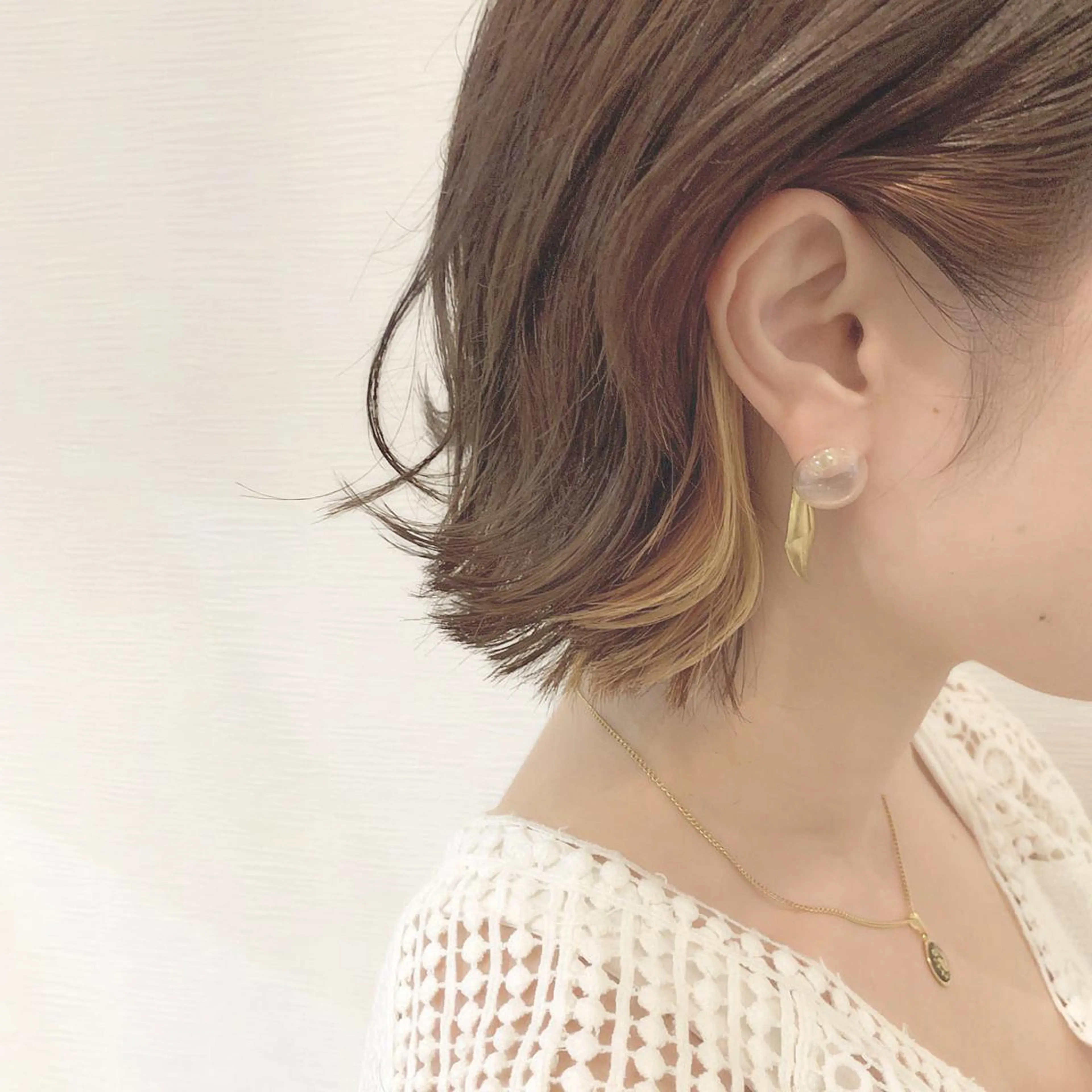 ショート カラー インナーカラー オレンジ イエローカラー ヘアカラー トリートメント toiro by lien hair atelier所属・池田 真由美のヘアスタイル