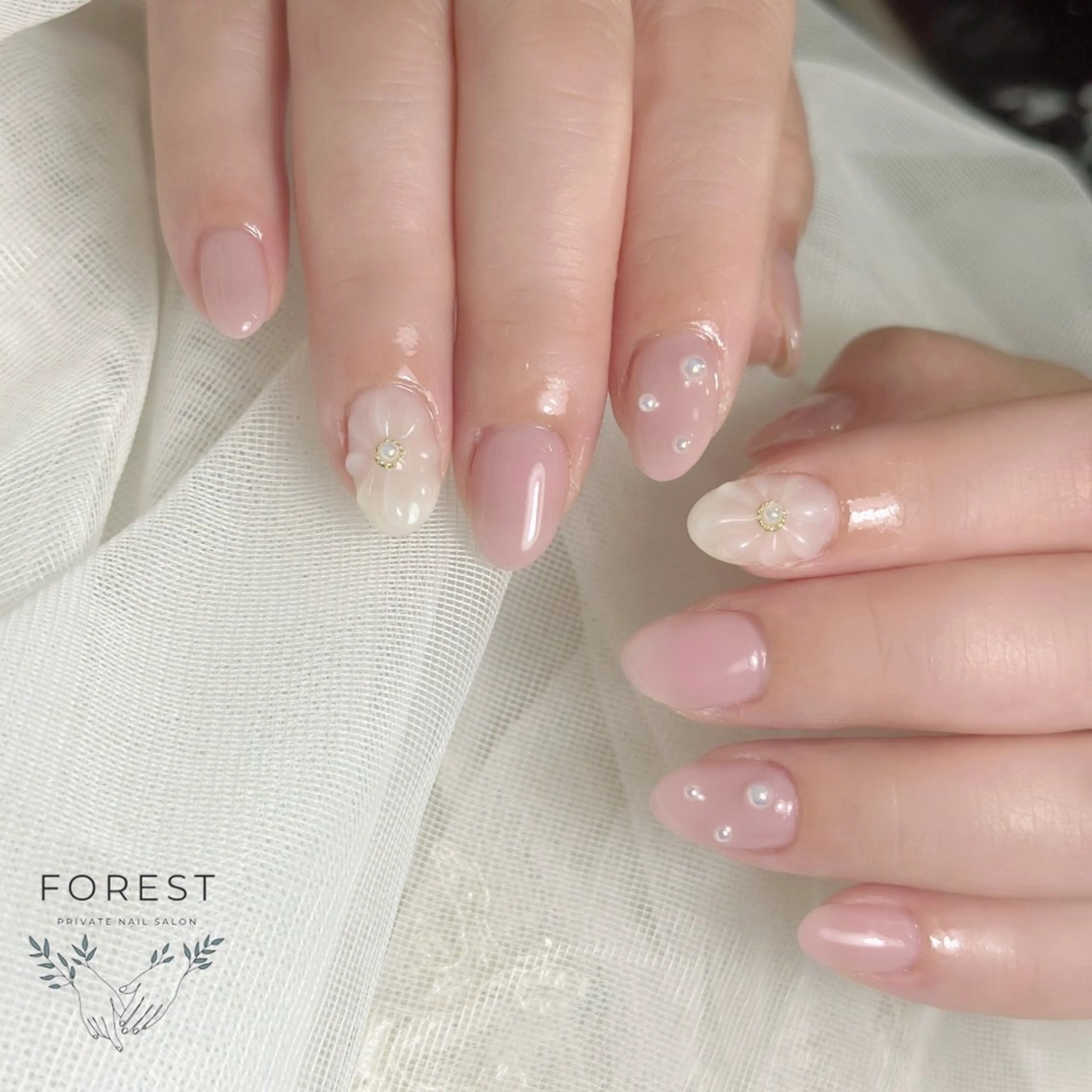 ネイル ハンドネイル 白岡市篠津自宅 サロンForestのネイルデザイン