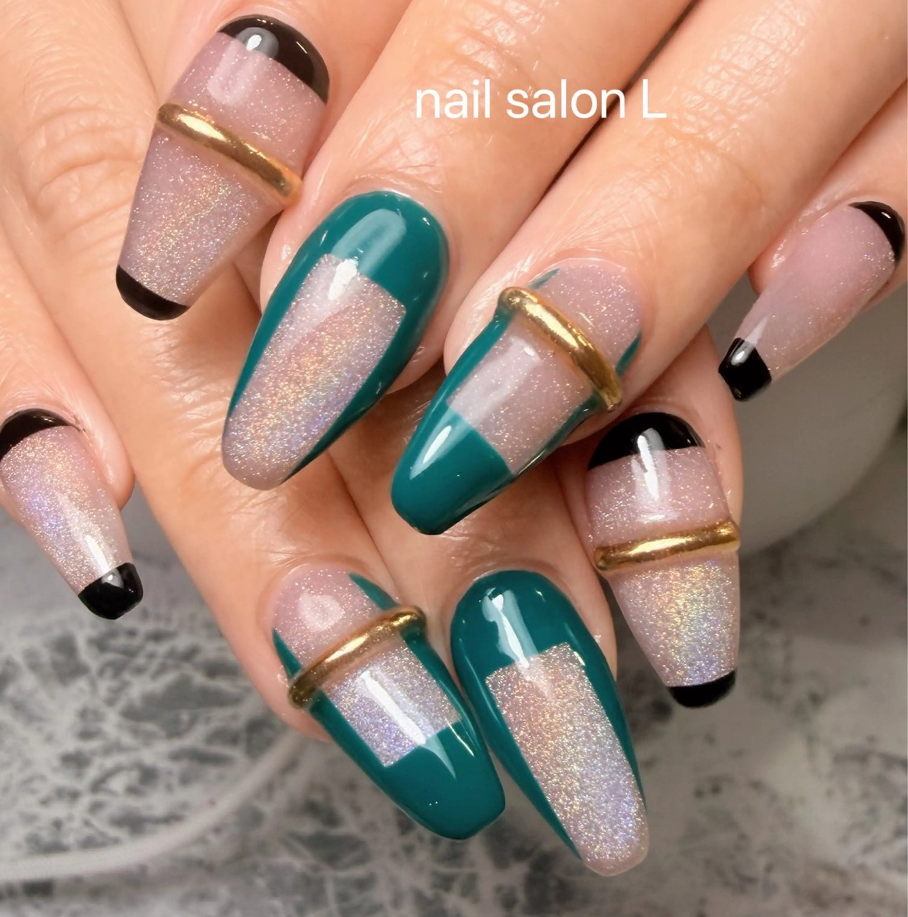 ネイル ハンドネイル 吉川市 ネイルサロンLのネイルデザイン