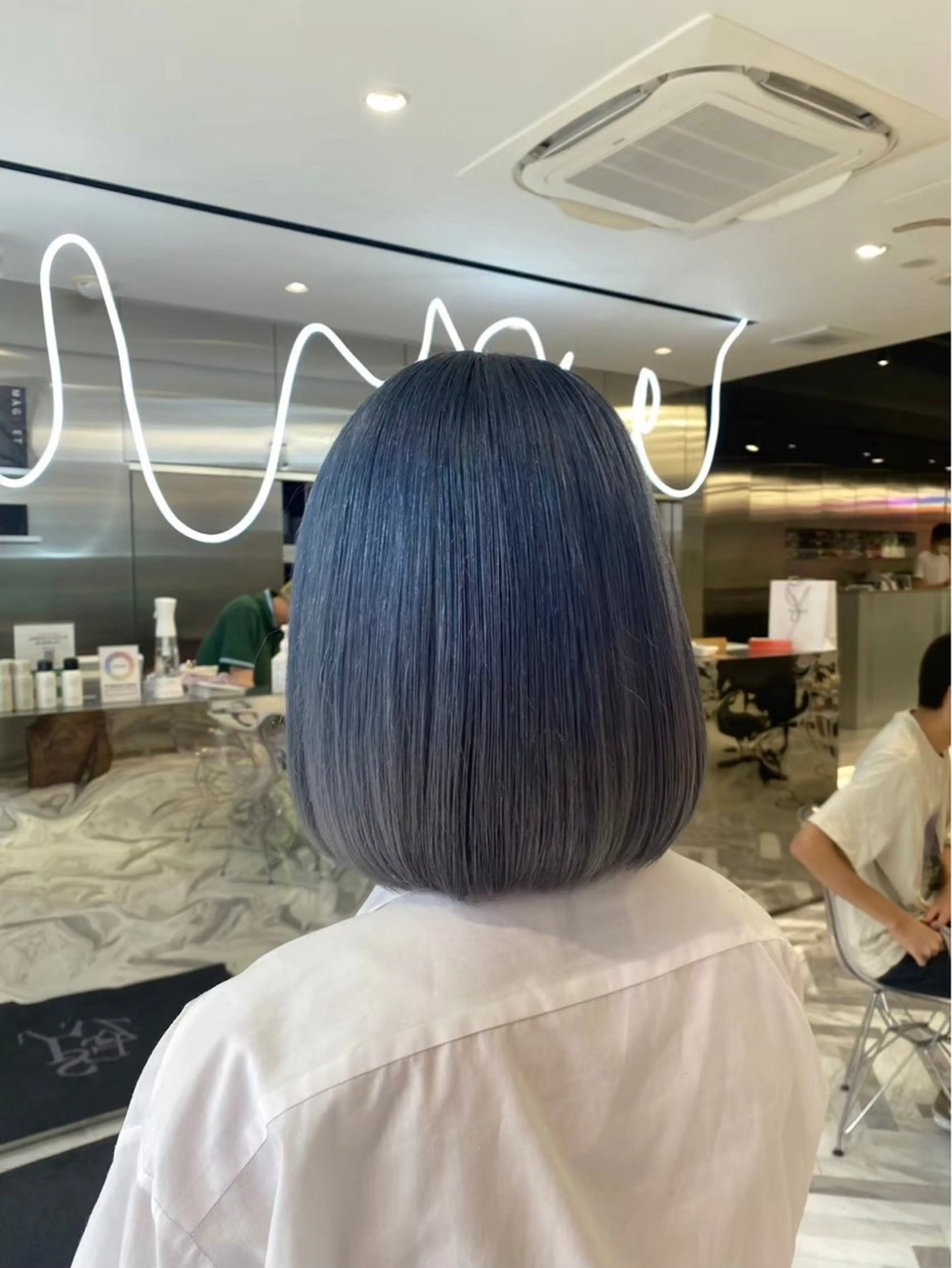 ショート カラー ヘアカラー 冬っぽカラー/ マツエク/ゆきなのマツエク・マツパデザイン