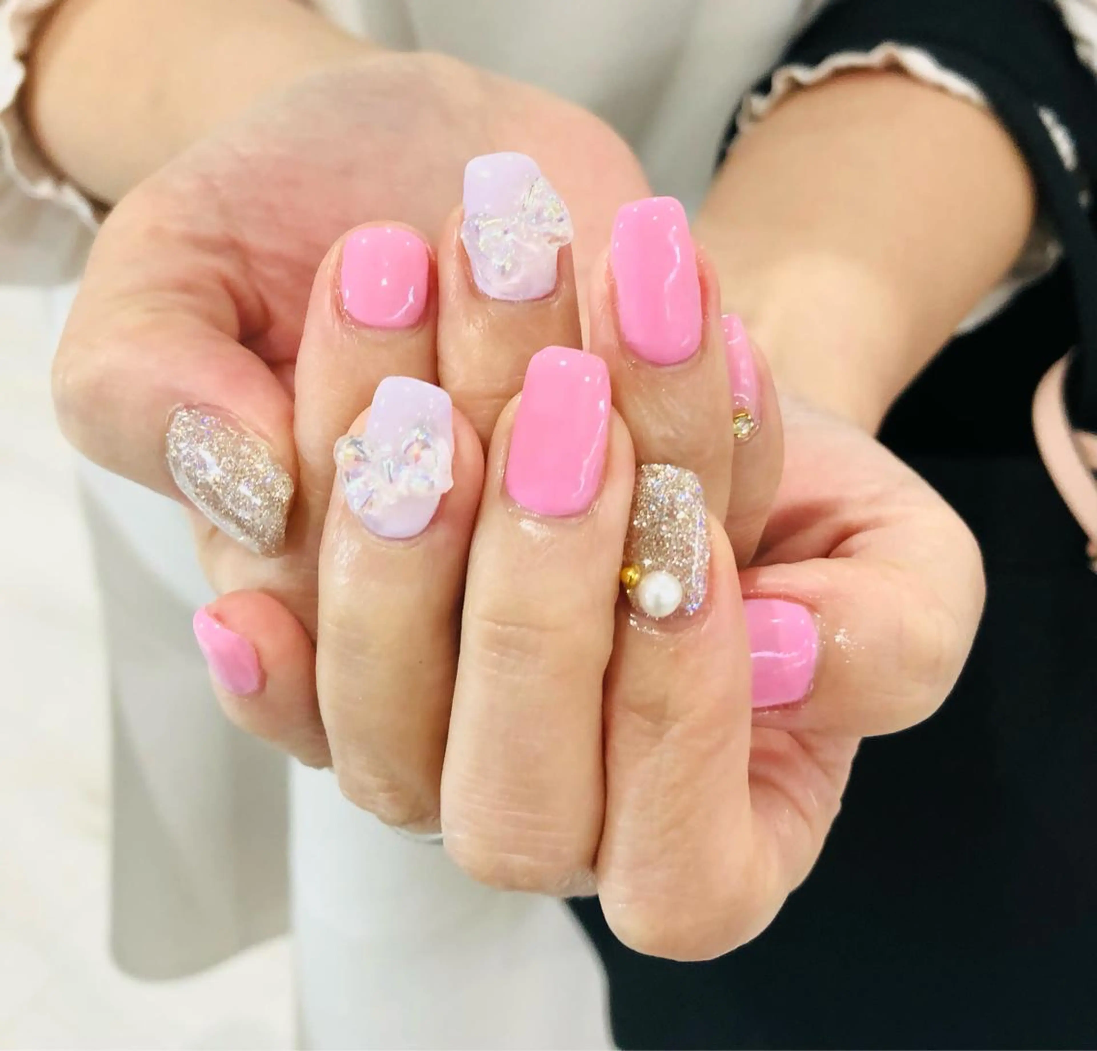 ネイル リボン Ｈ3（エイチスリー）所属・H3 hitoのネイルデザイン