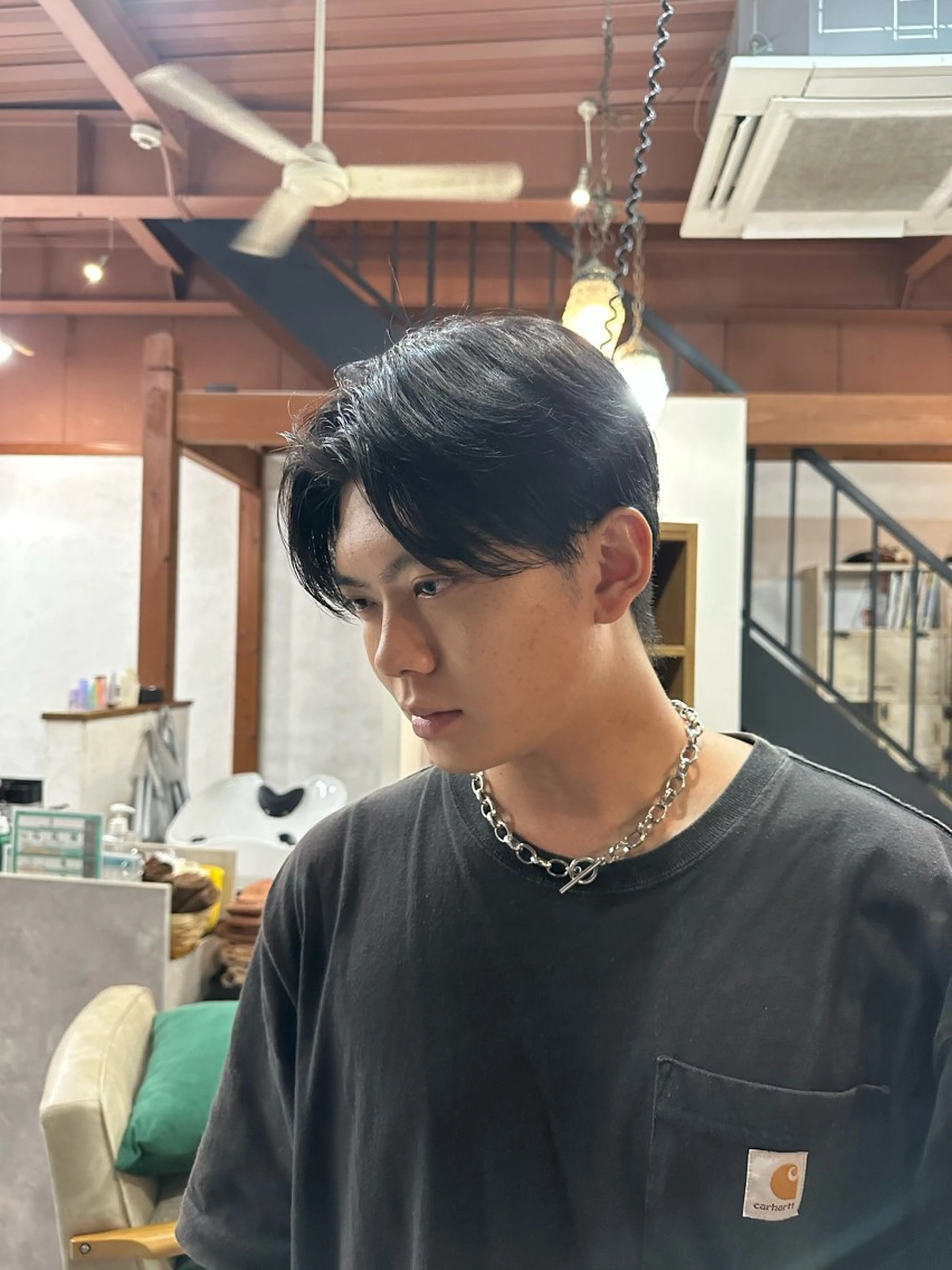 縮毛矯正の写真